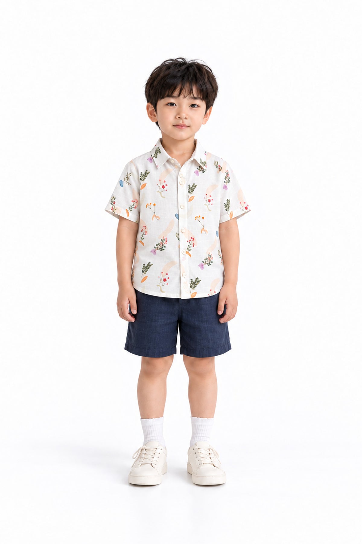 Springtime Splendor Kid's Linen Shirt