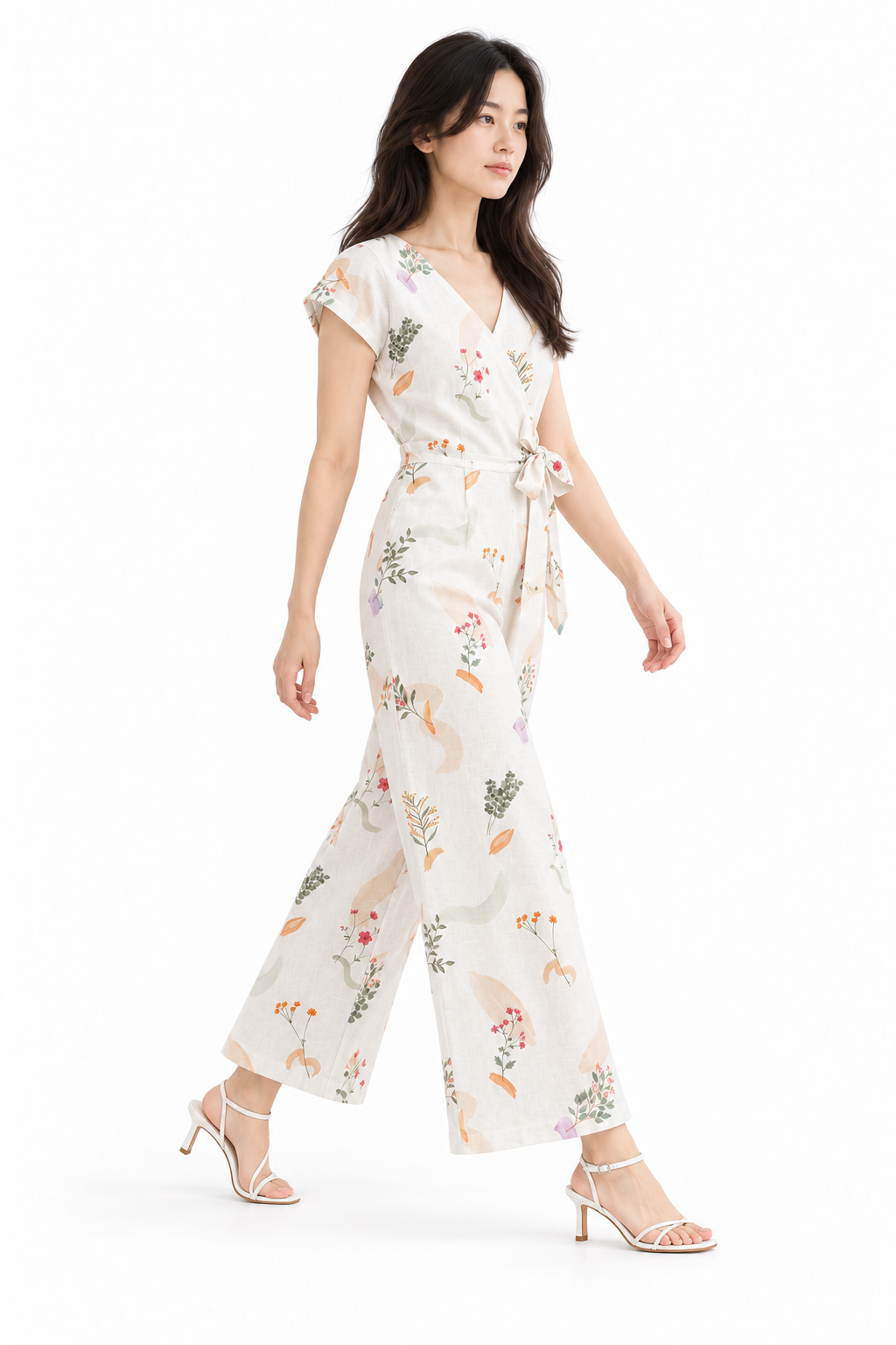 Springtime Splendor Linen Maxi Jumpsuit
