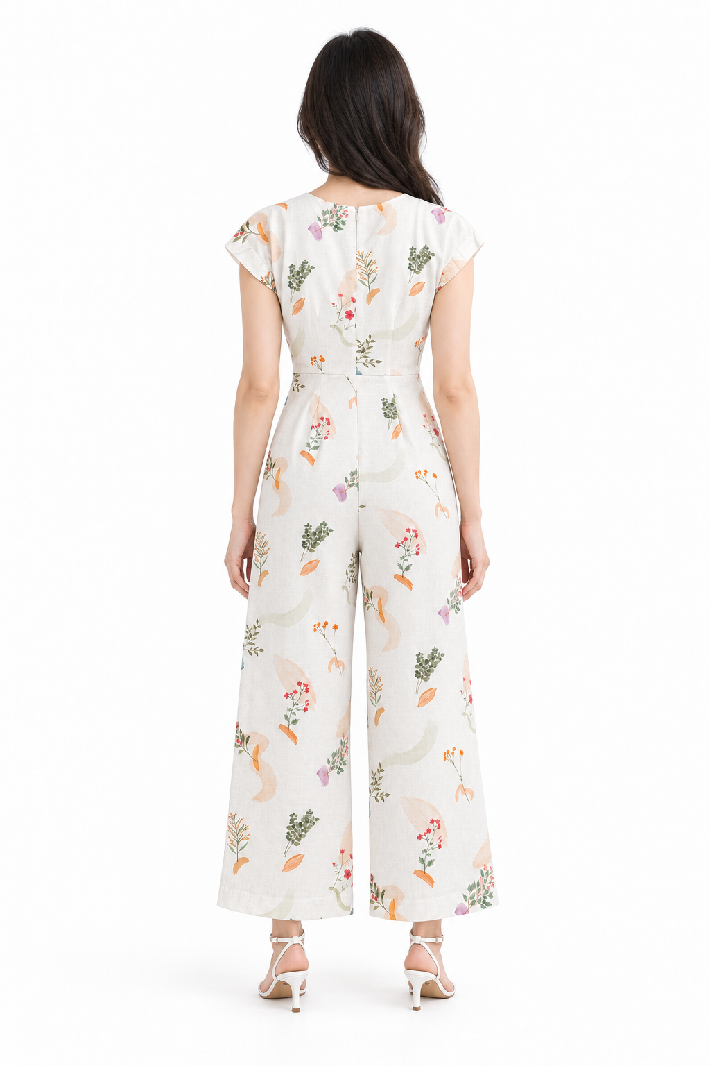 Springtime Splendor Linen Maxi Jumpsuit