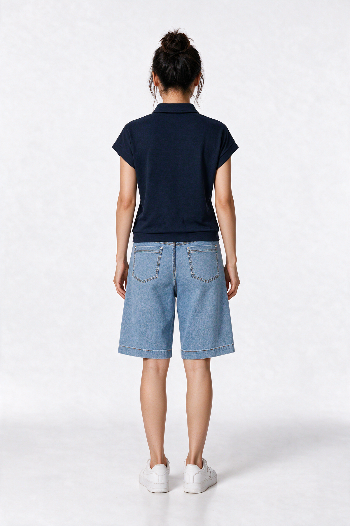 Super Comfortable Polo Tee in Navy