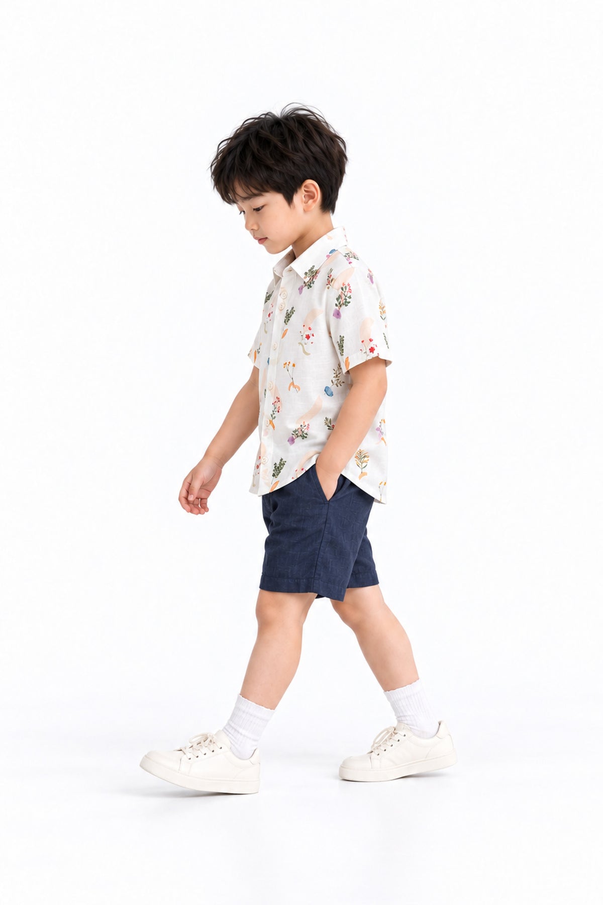 Springtime Splendor Kid's Linen Shirt