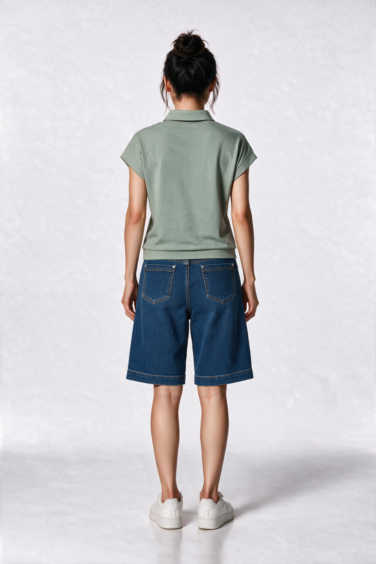 Super Comfortable Polo Tee in Light Green