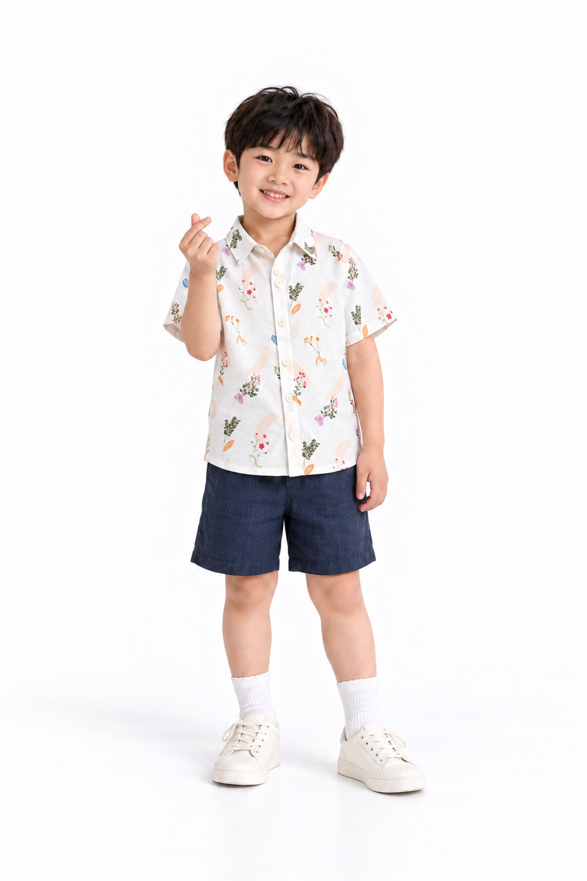 Springtime Splendor Kid's Linen Shirt