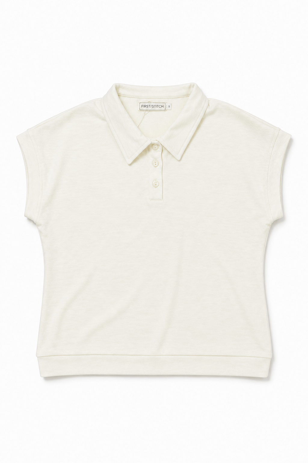Super Comfortable Polo Tee in White