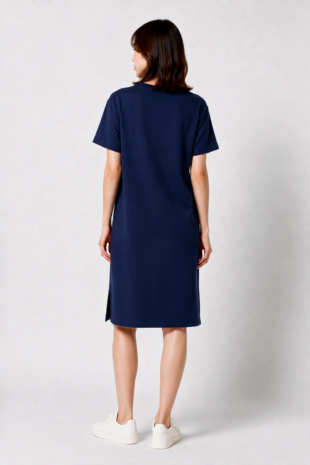 Super Comfortable T-Shirt Dress in Navy