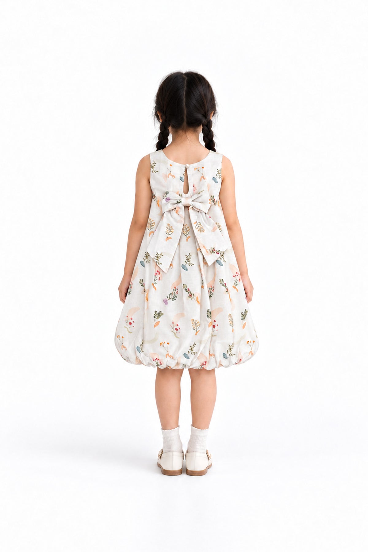 Springtime Splendor Kid's Linen Dress