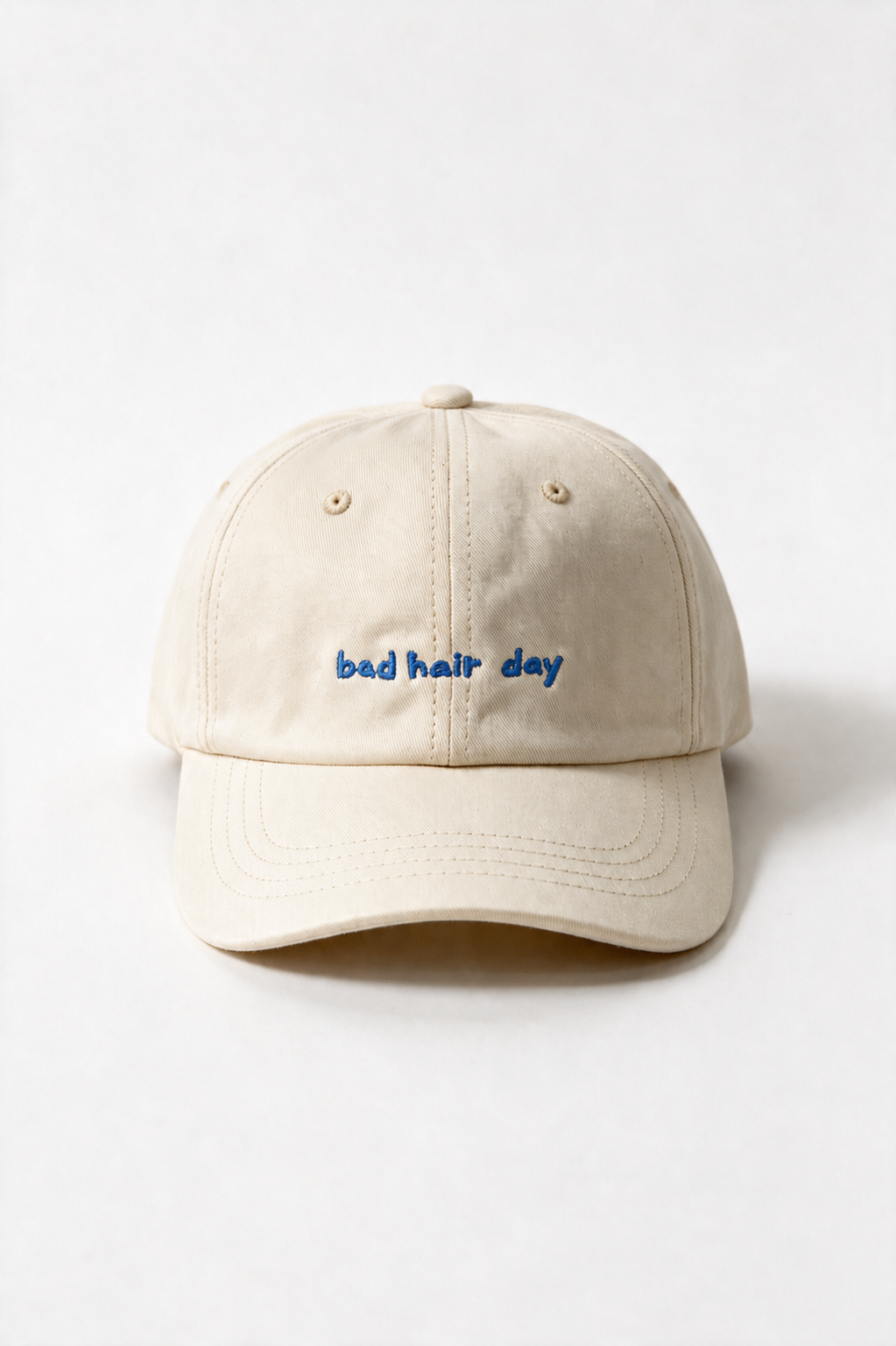 Bad Hair Day Cap in Cream