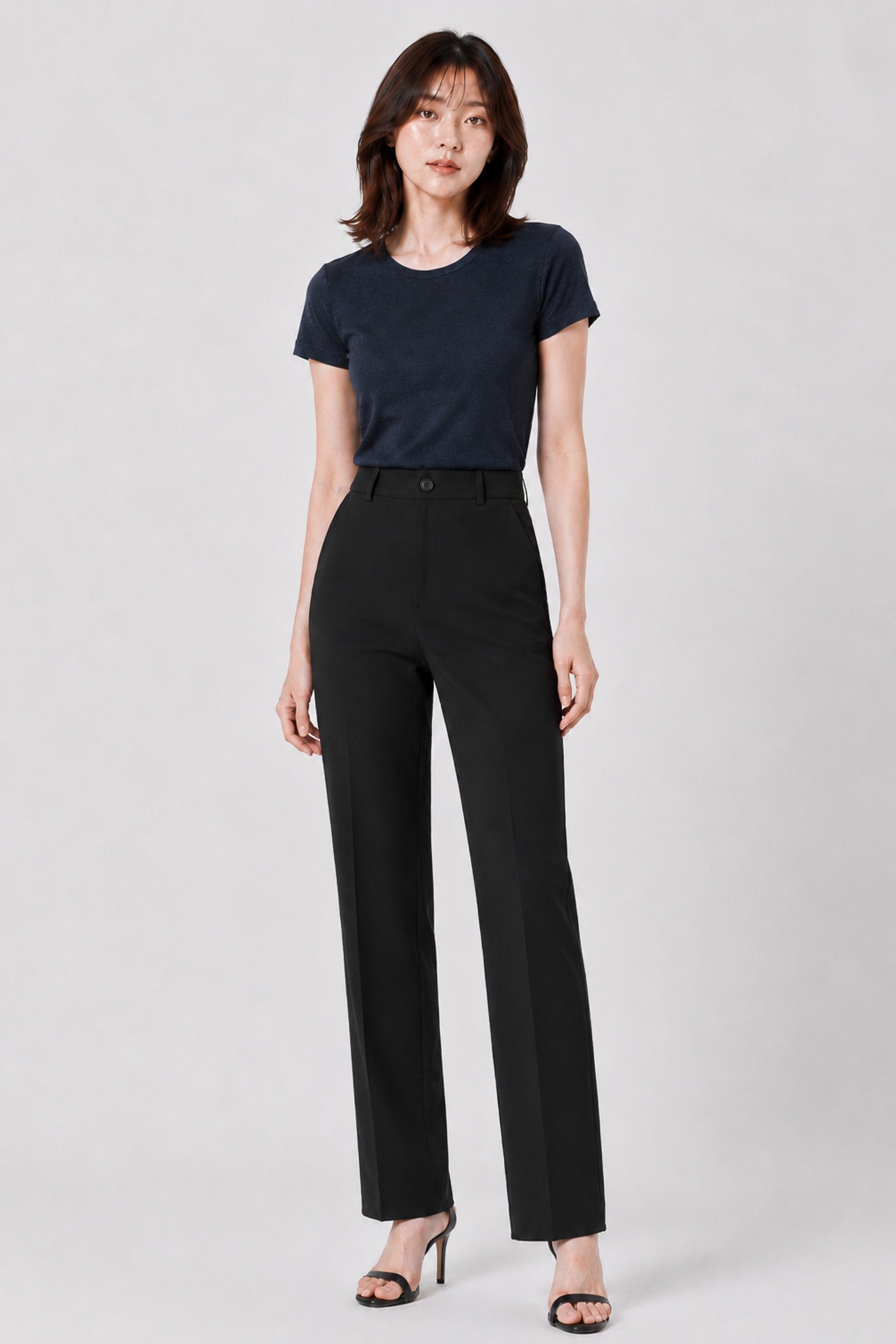 FS Workwear Straight Cut Pants in Black