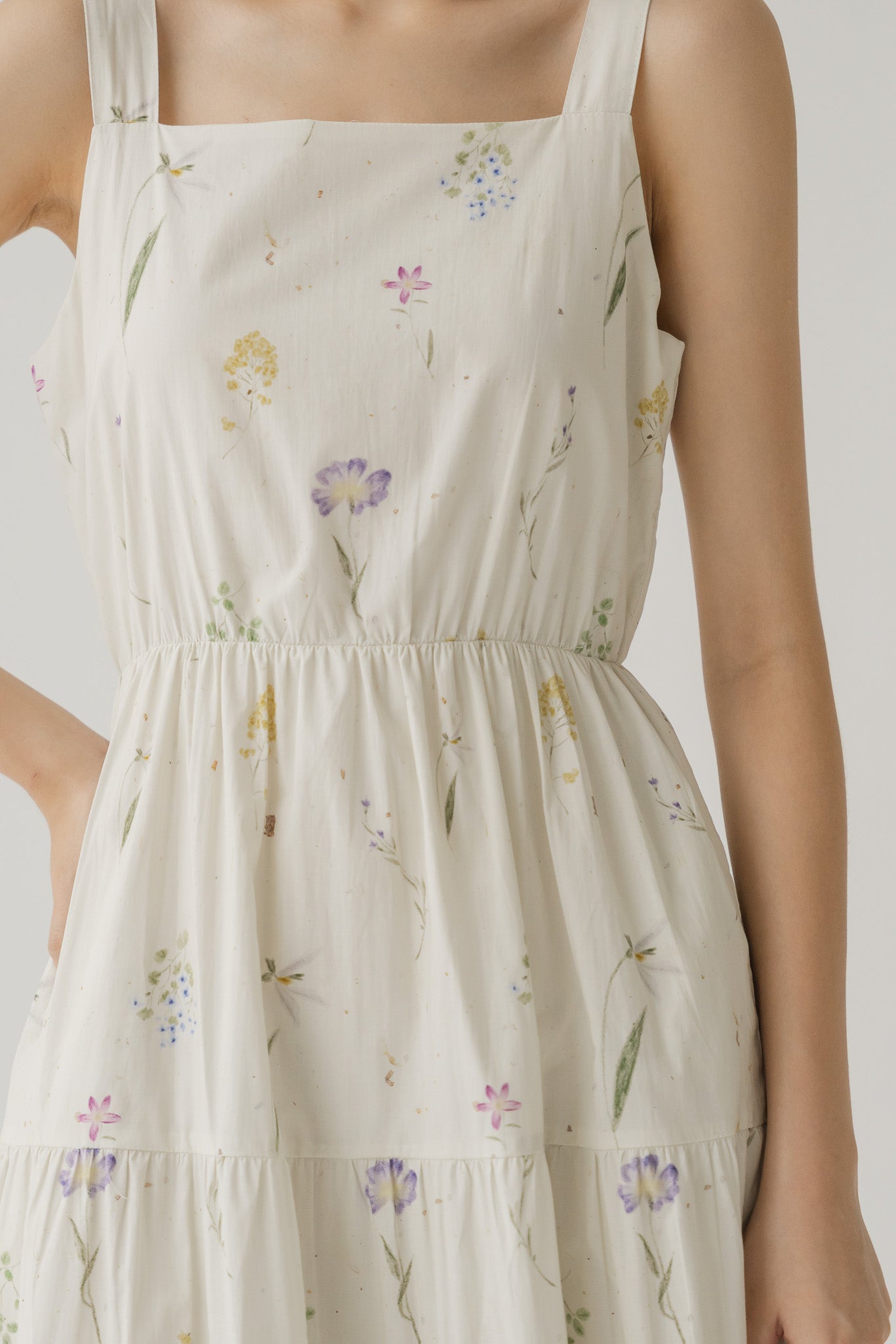 Hana Floral Print Tiered Dress