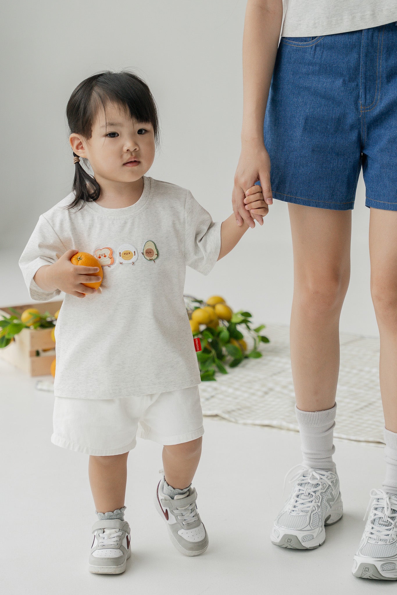 Breakfast Club Kid's Tee in Light Gray