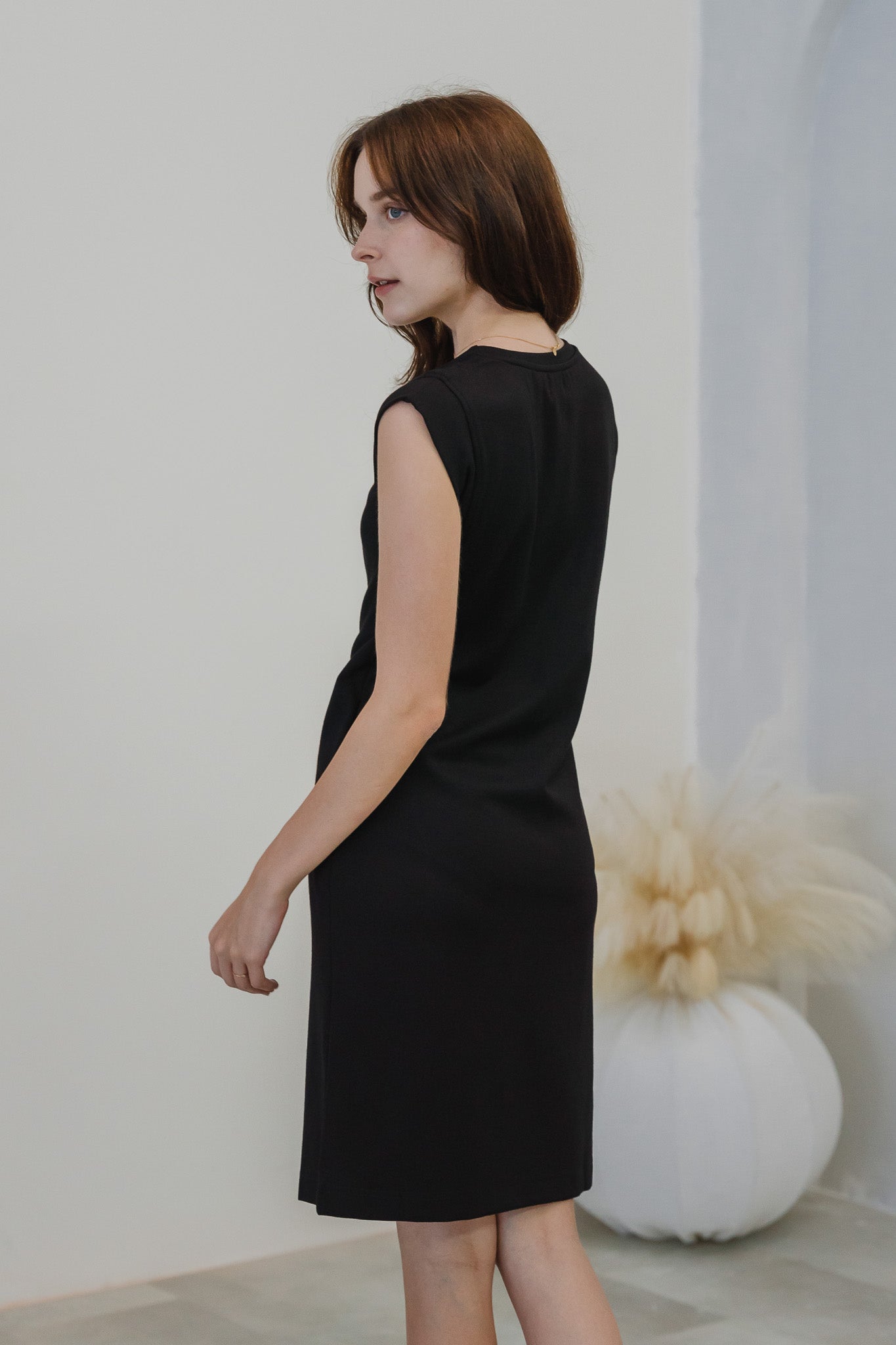Tessa Jersey Dress in Black