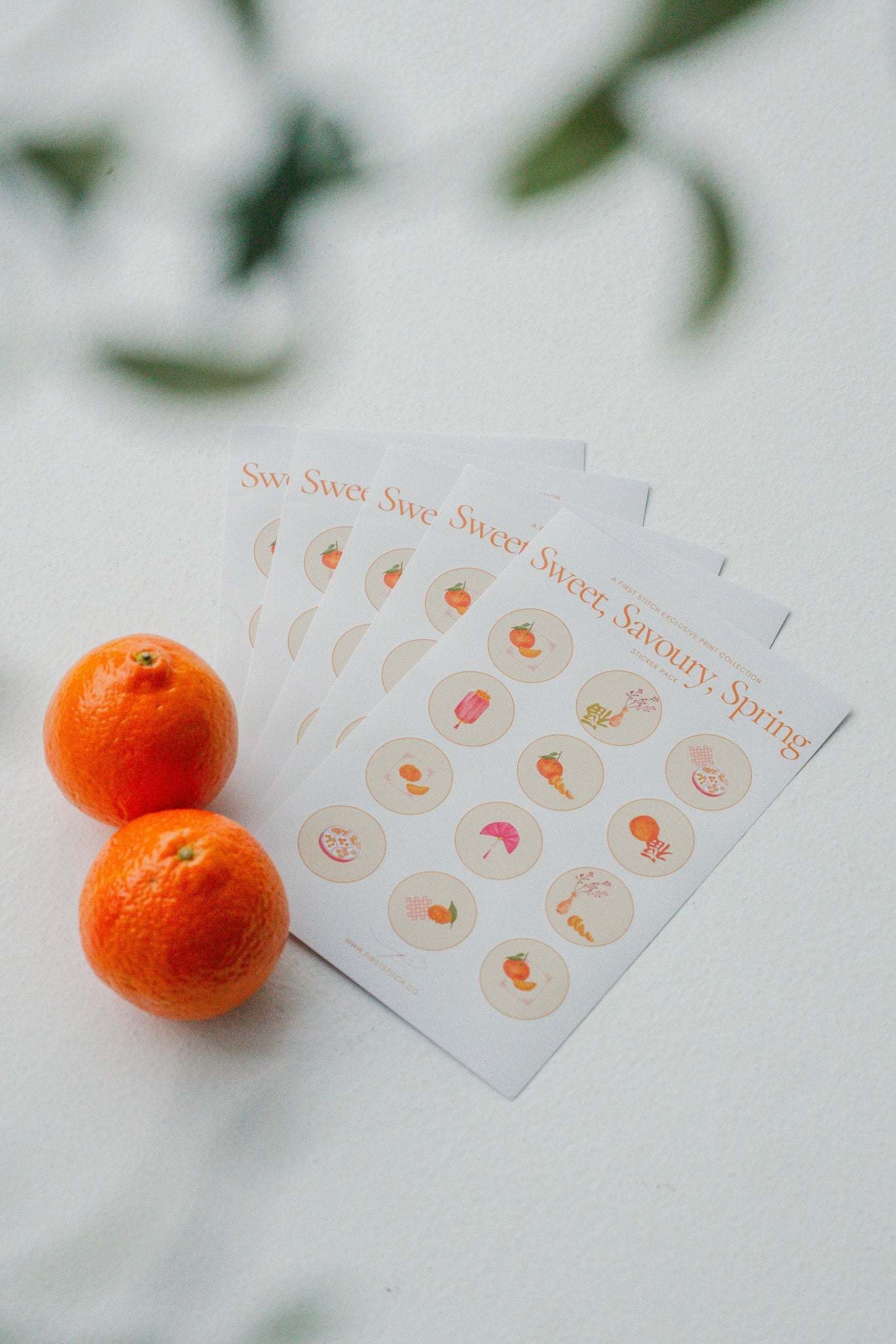 Sweet Savoury Spring Sticker Pack