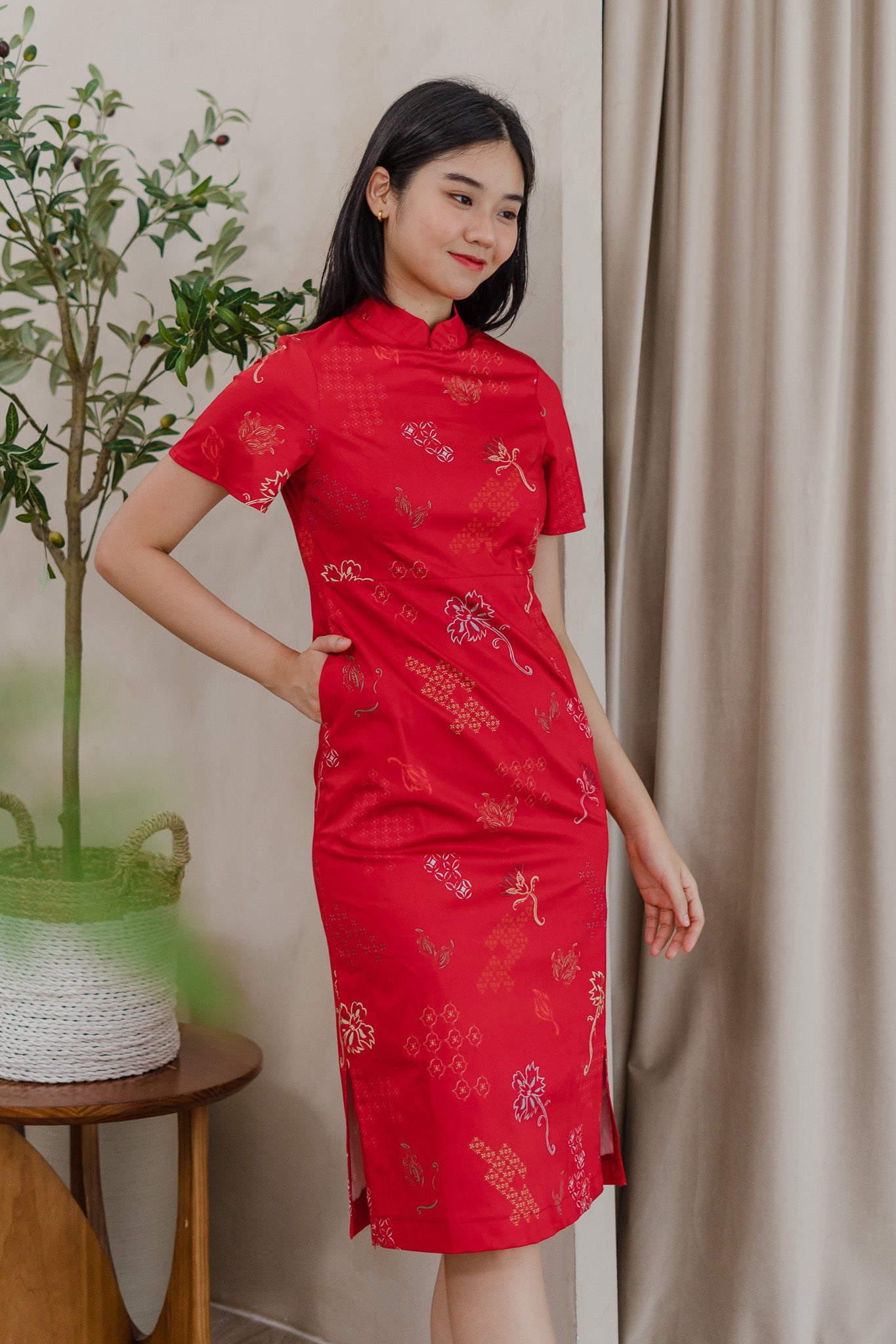 In Perfect Harmony Cheongsam Dress in Yin