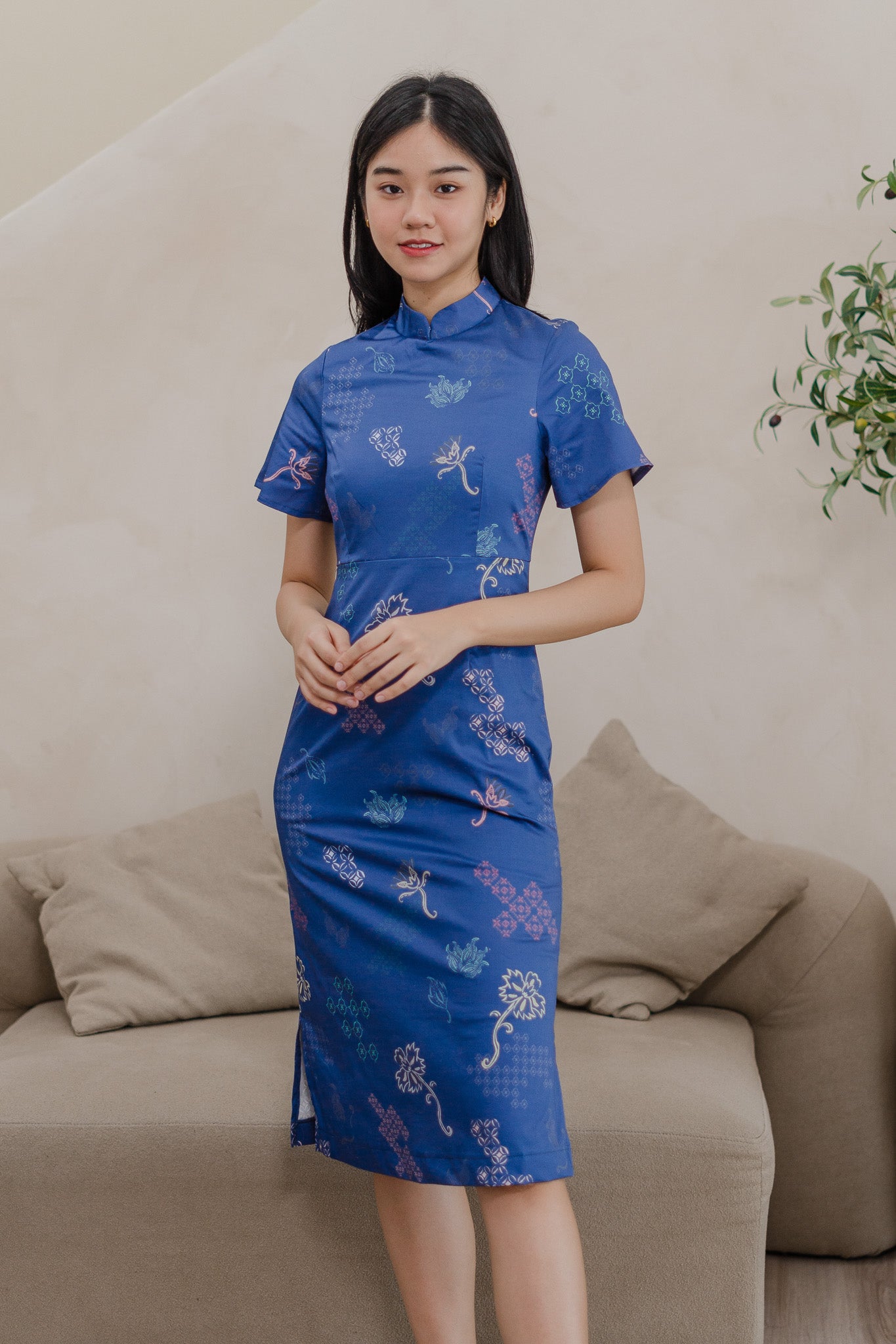 In Perfect Harmony Cheongsam Dress in Yang