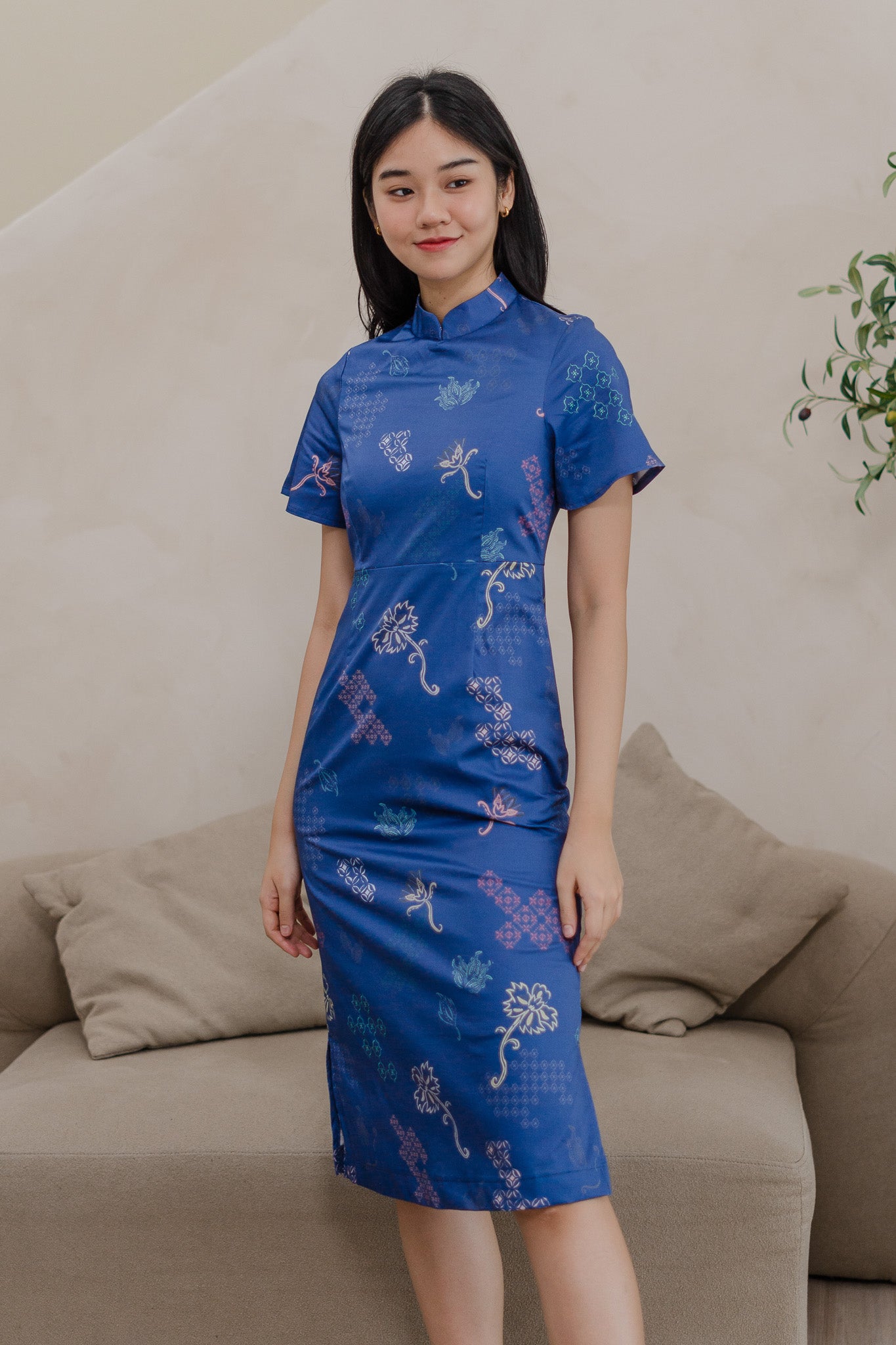 In Perfect Harmony Cheongsam Dress in Yang