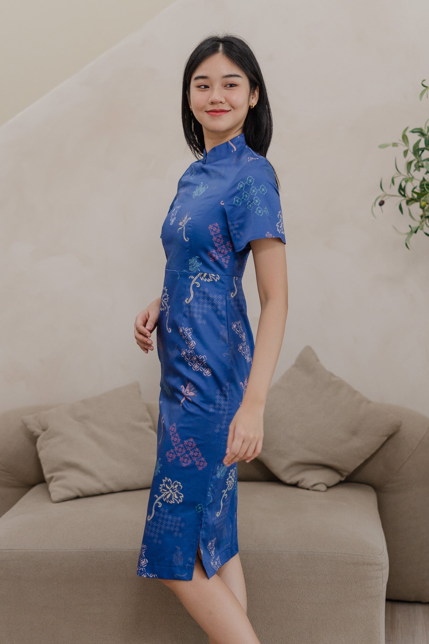 In Perfect Harmony Cheongsam Dress in Yang