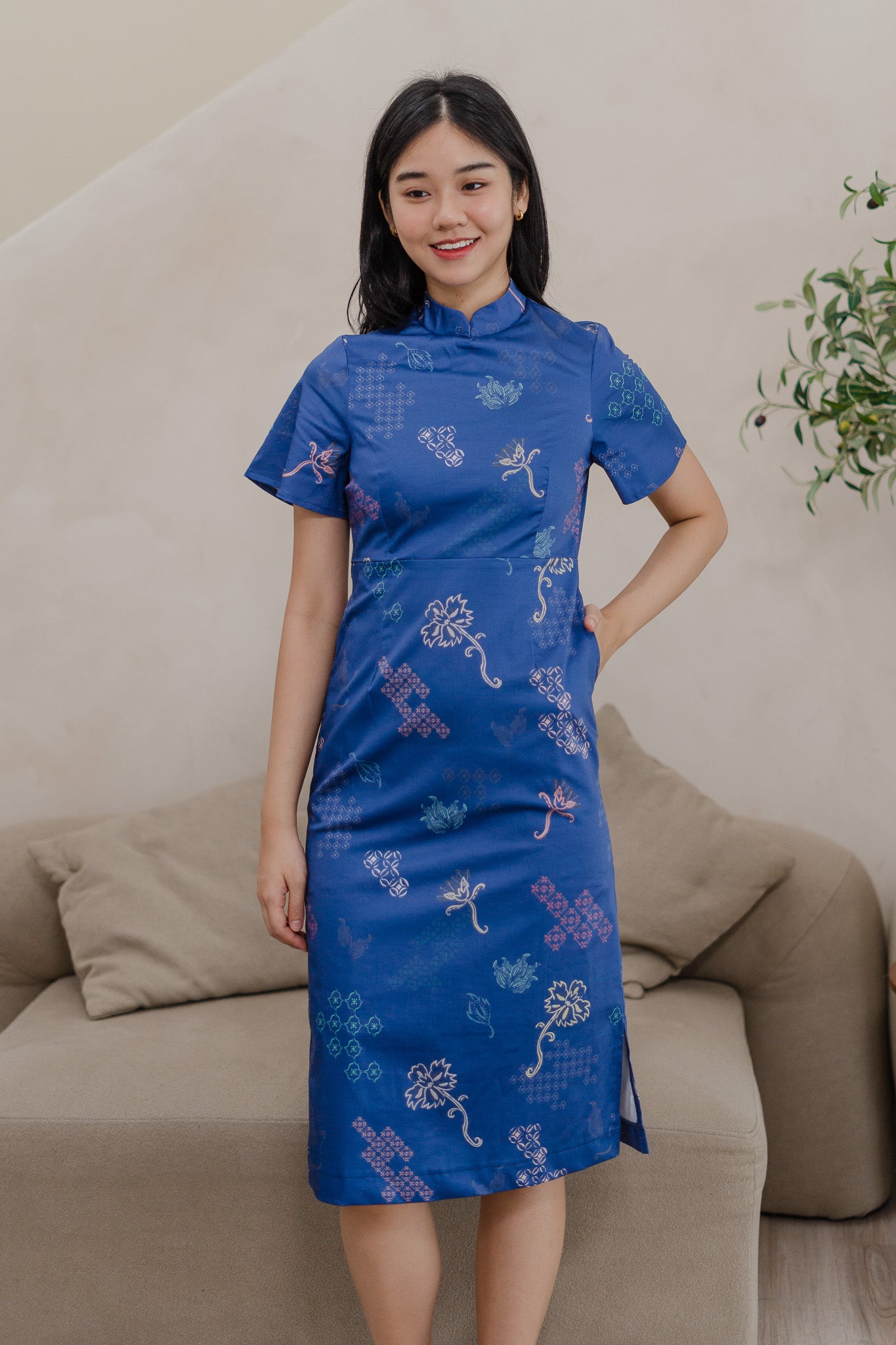 In Perfect Harmony Cheongsam Dress in Yang