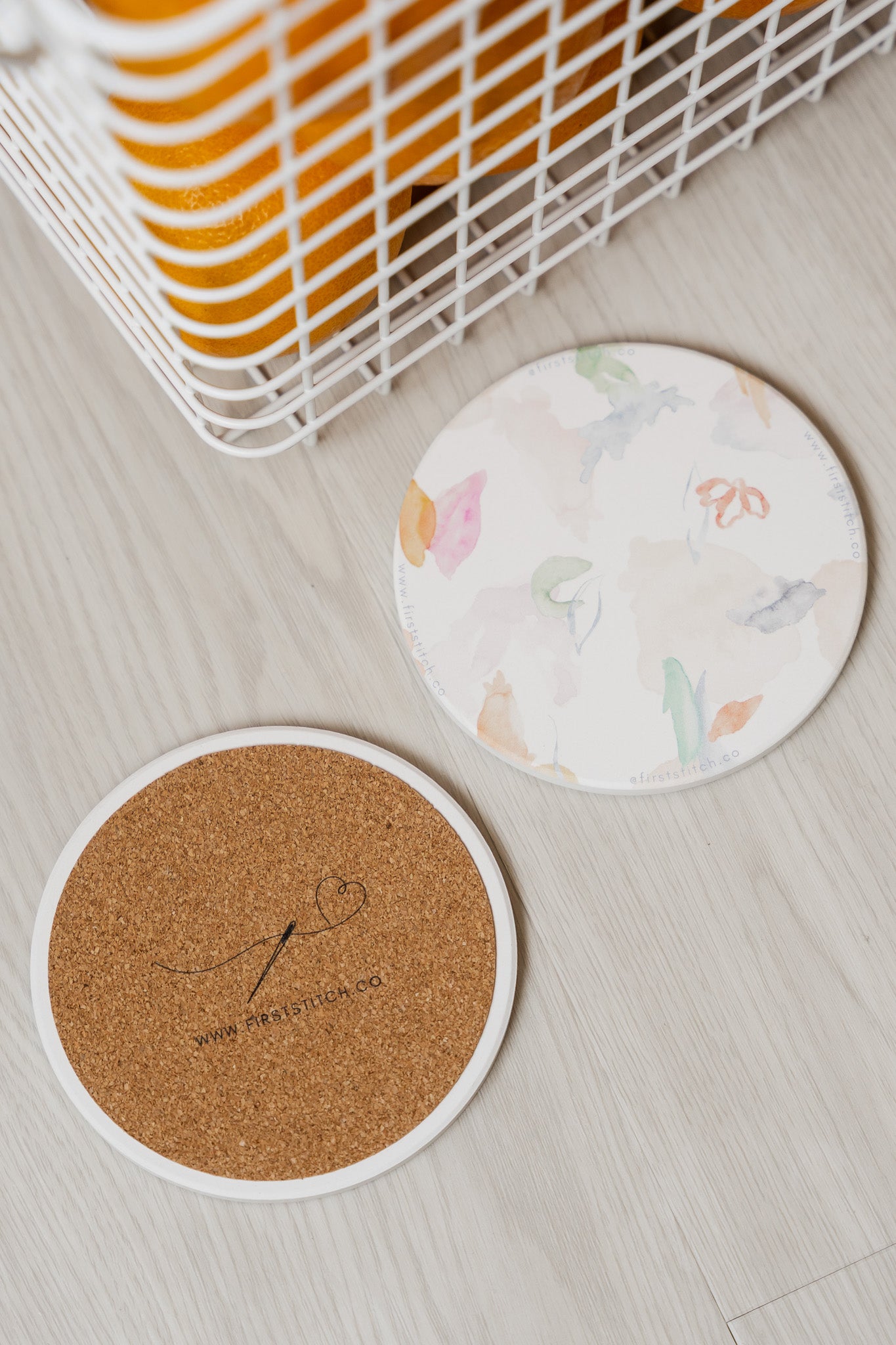 Garden of Eden Ceramic Coaster