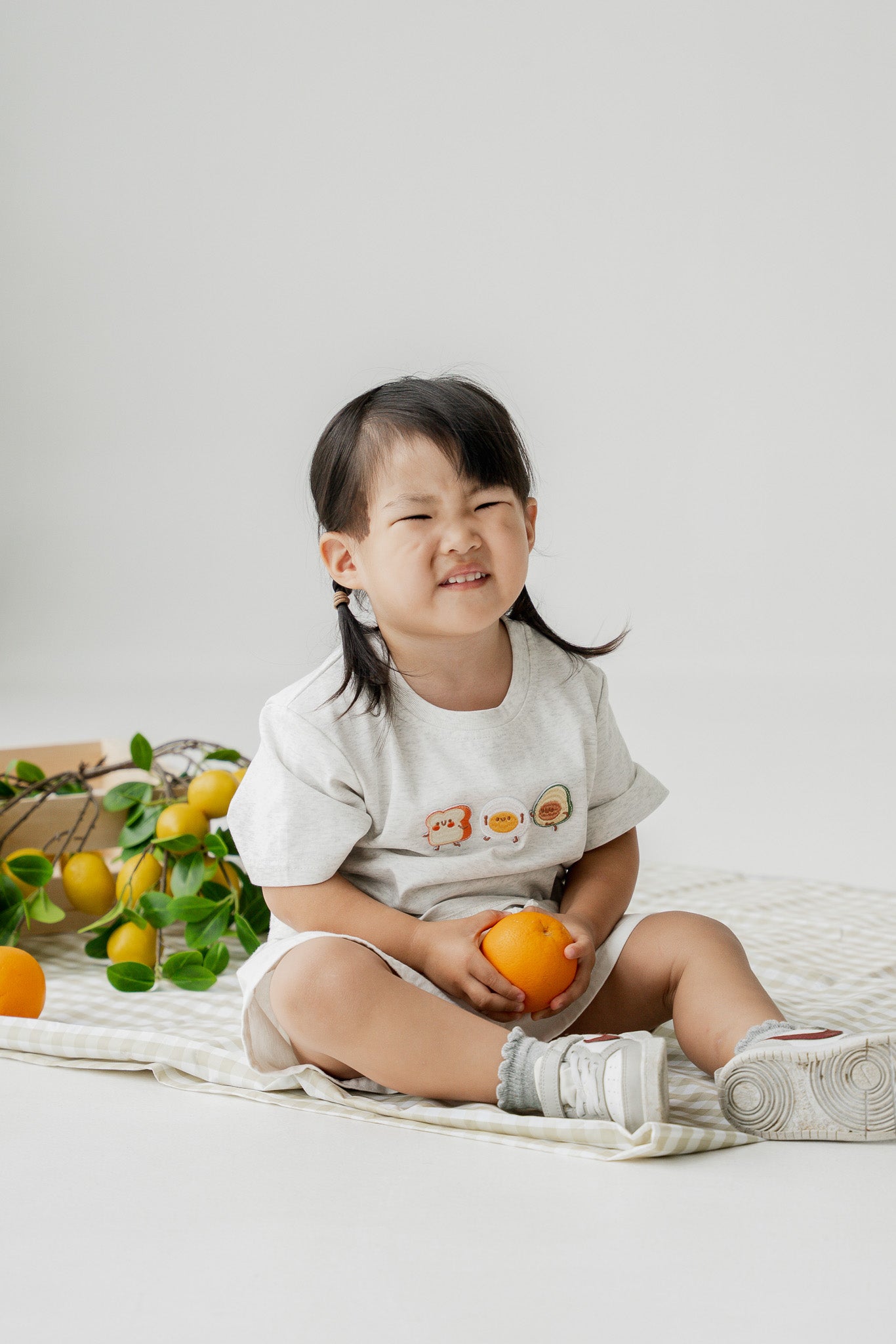Breakfast Club Kid's Tee in Light Gray
