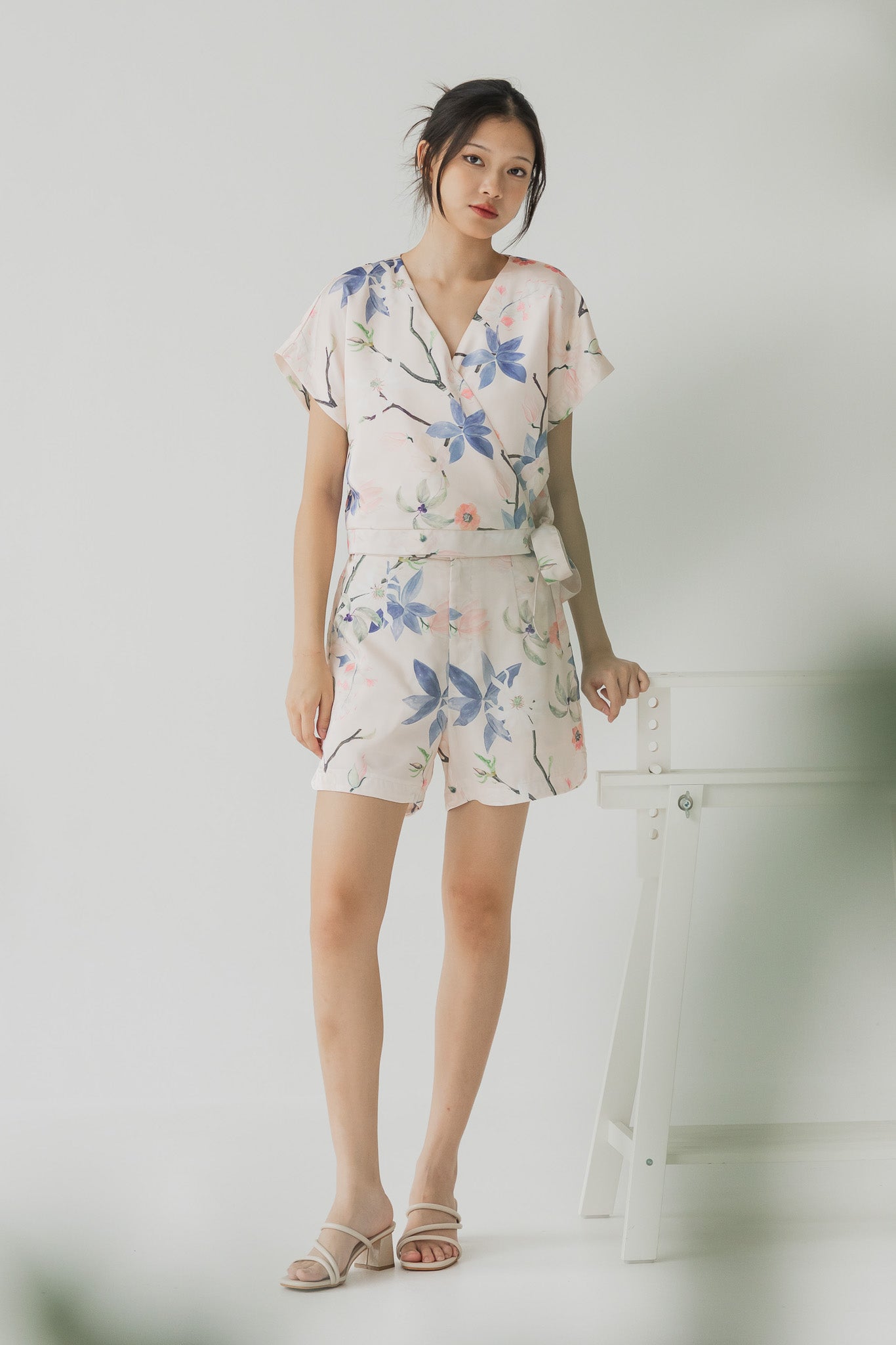 Yumi Floral Print Shorts