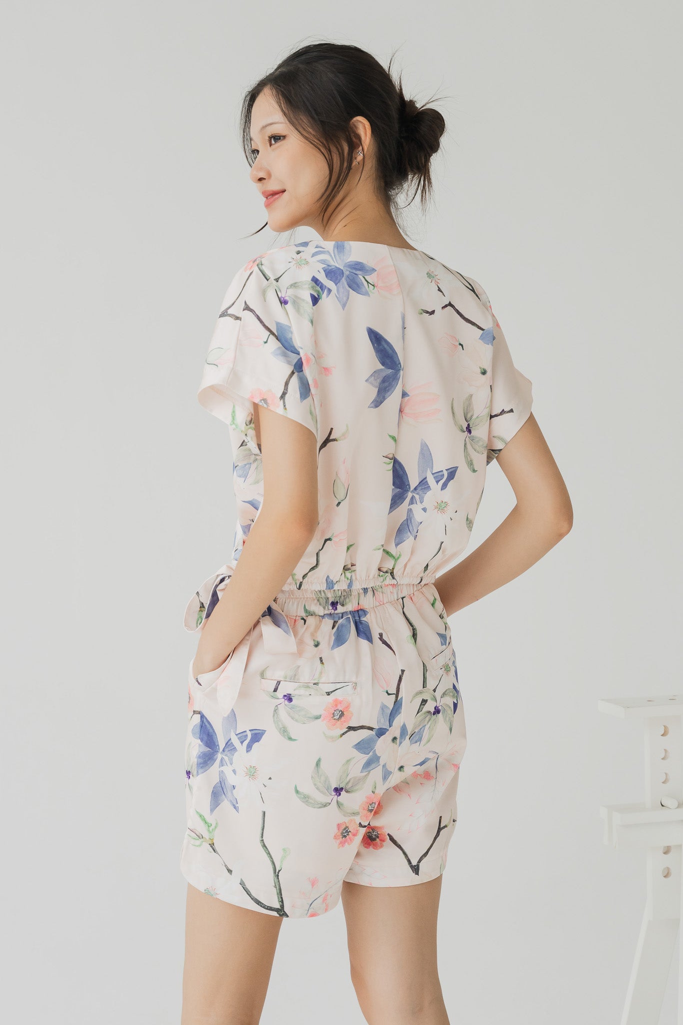 Yumi Floral Print Shorts
