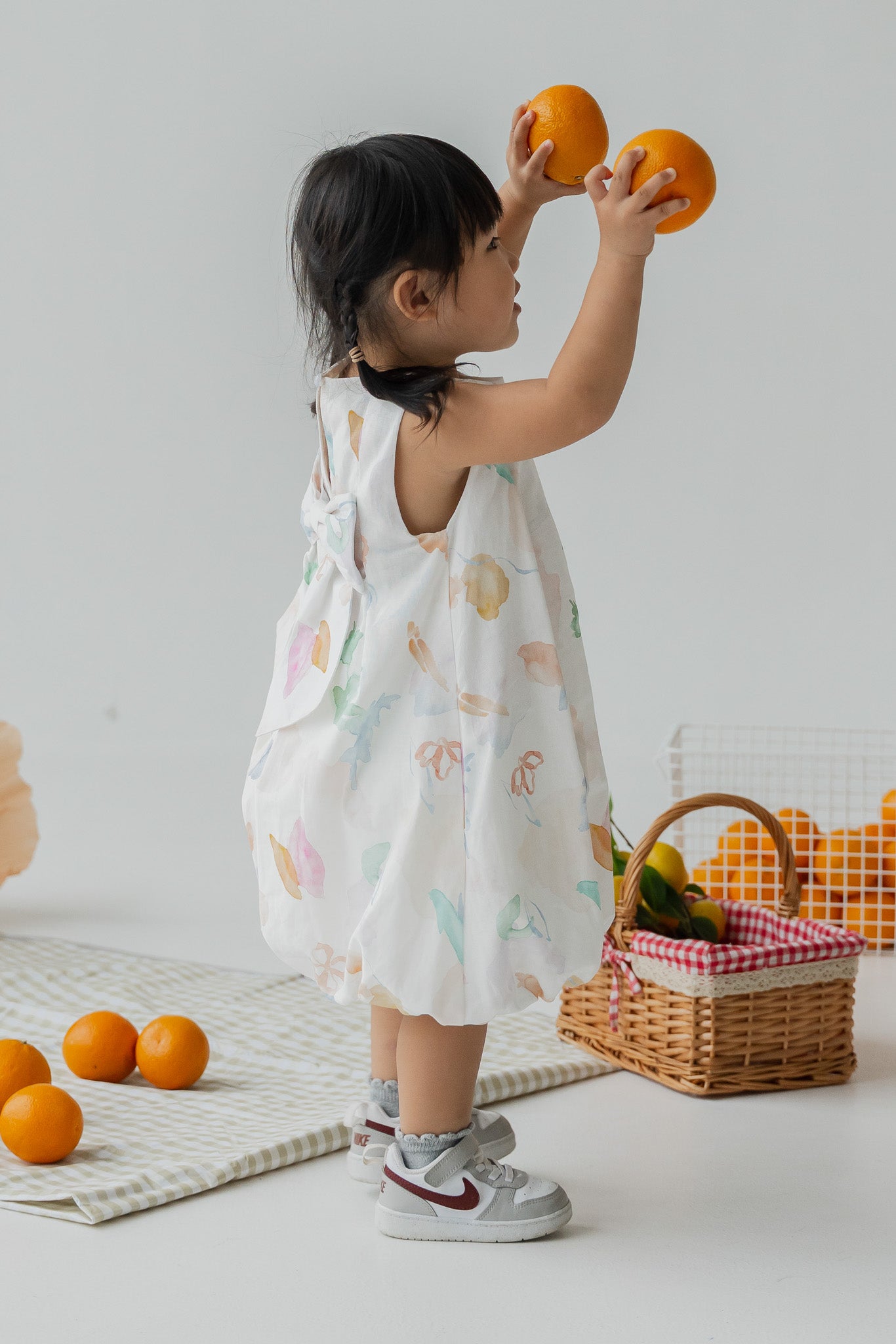 Garden of Eden Kid's Bubble Linen Dress