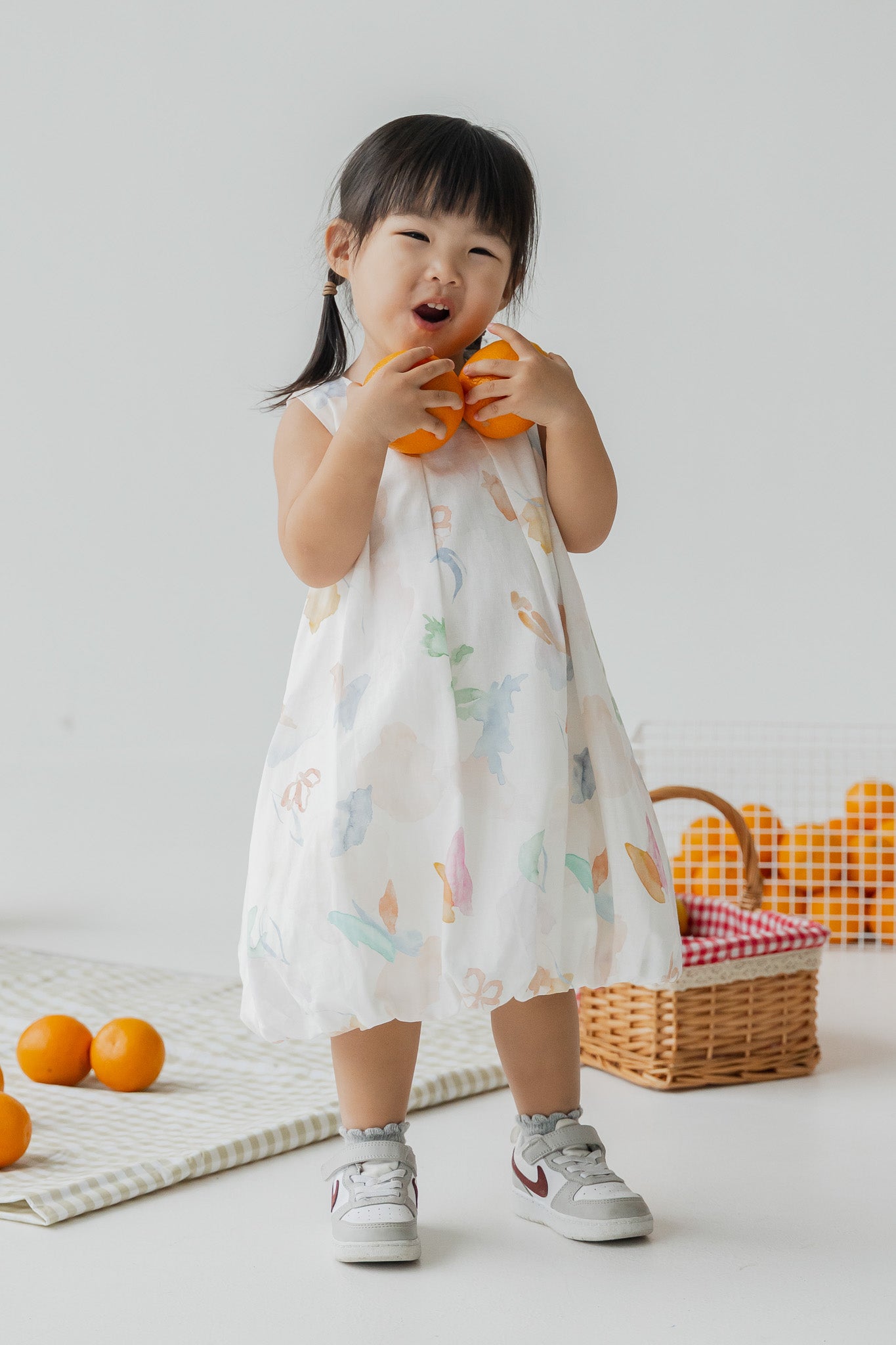 Garden of Eden Kid's Bubble Linen Dress