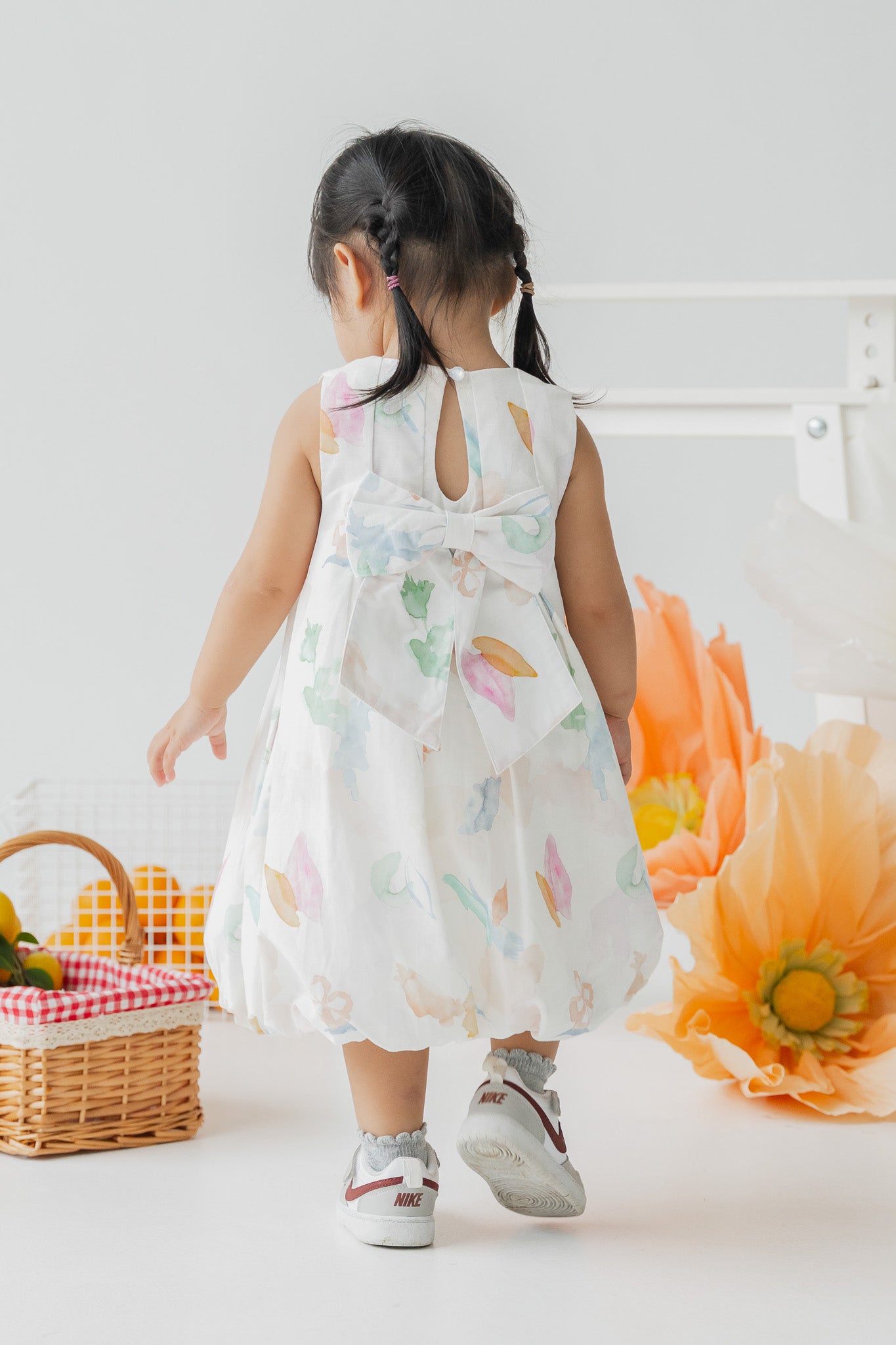 Garden of Eden Kid's Bubble Linen Dress