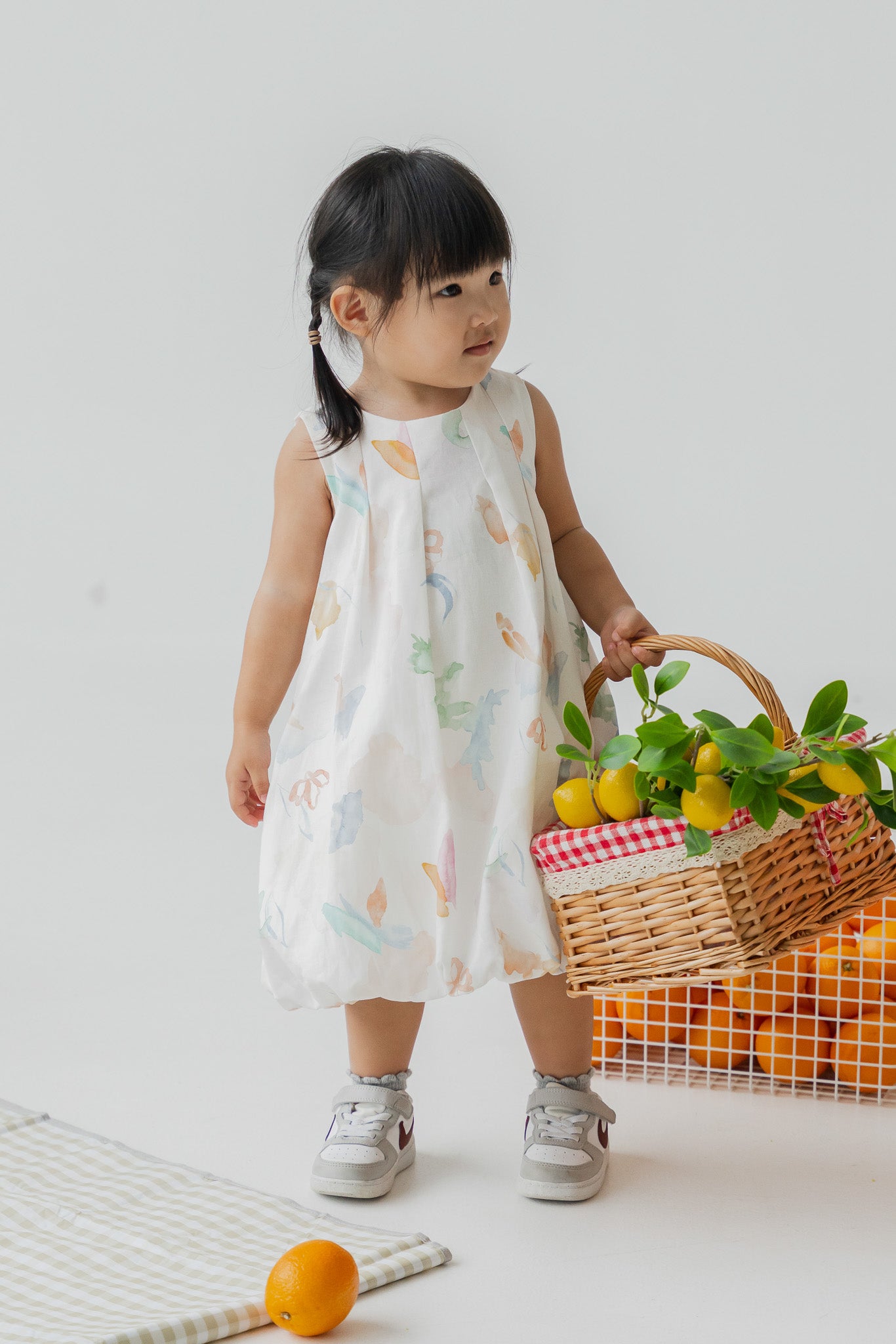 Garden of Eden Kid's Bubble Linen Dress
