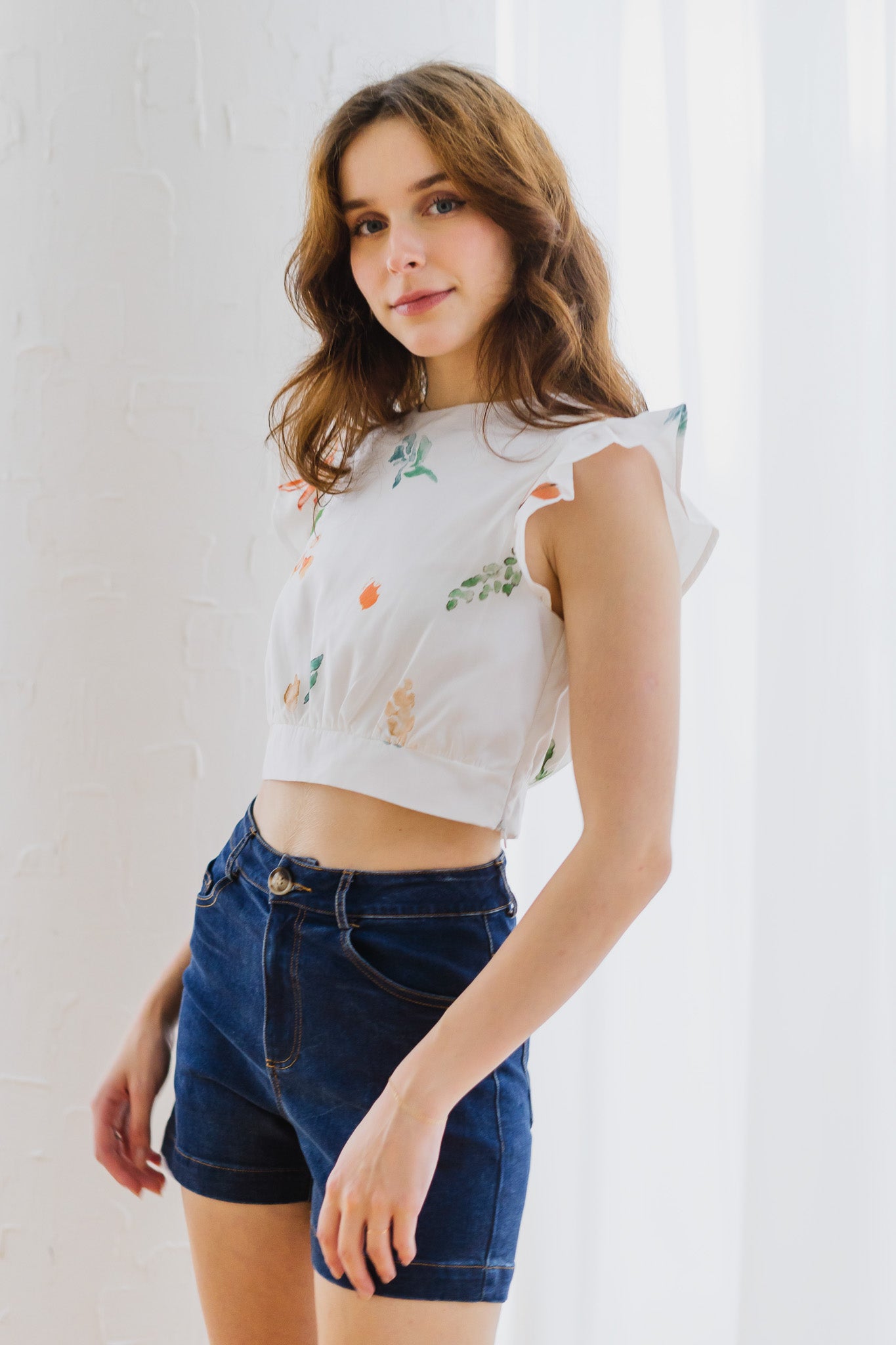 Fall In Love Cropped Top in Glow