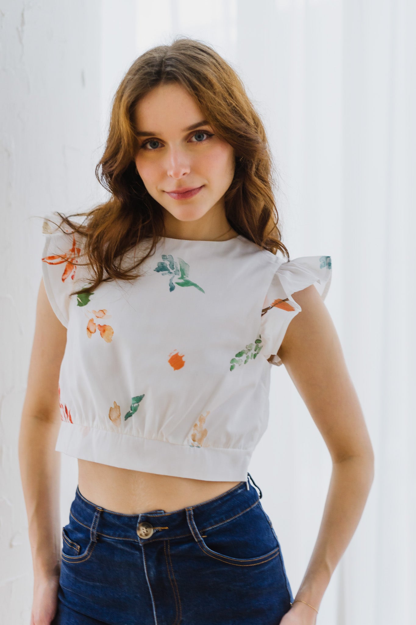 Fall In Love Cropped Top in Glow