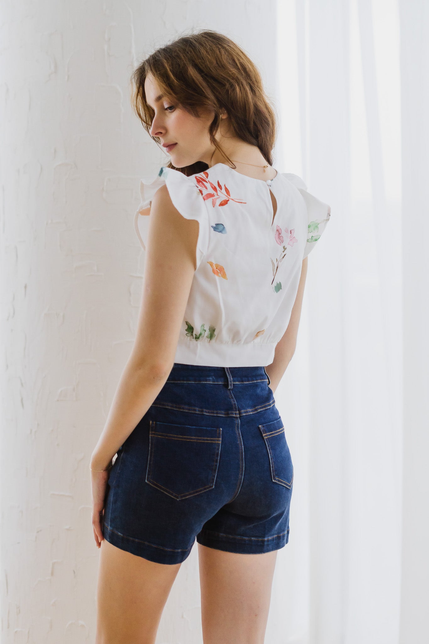 Fall In Love Cropped Top in Glow