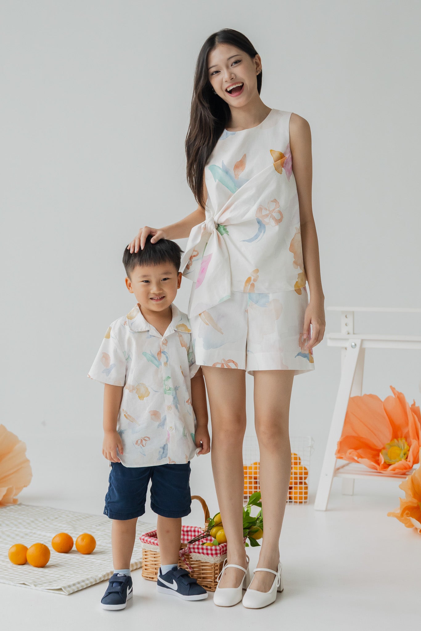 Garden of Eden Kid's Camp Collar Linen Shirt