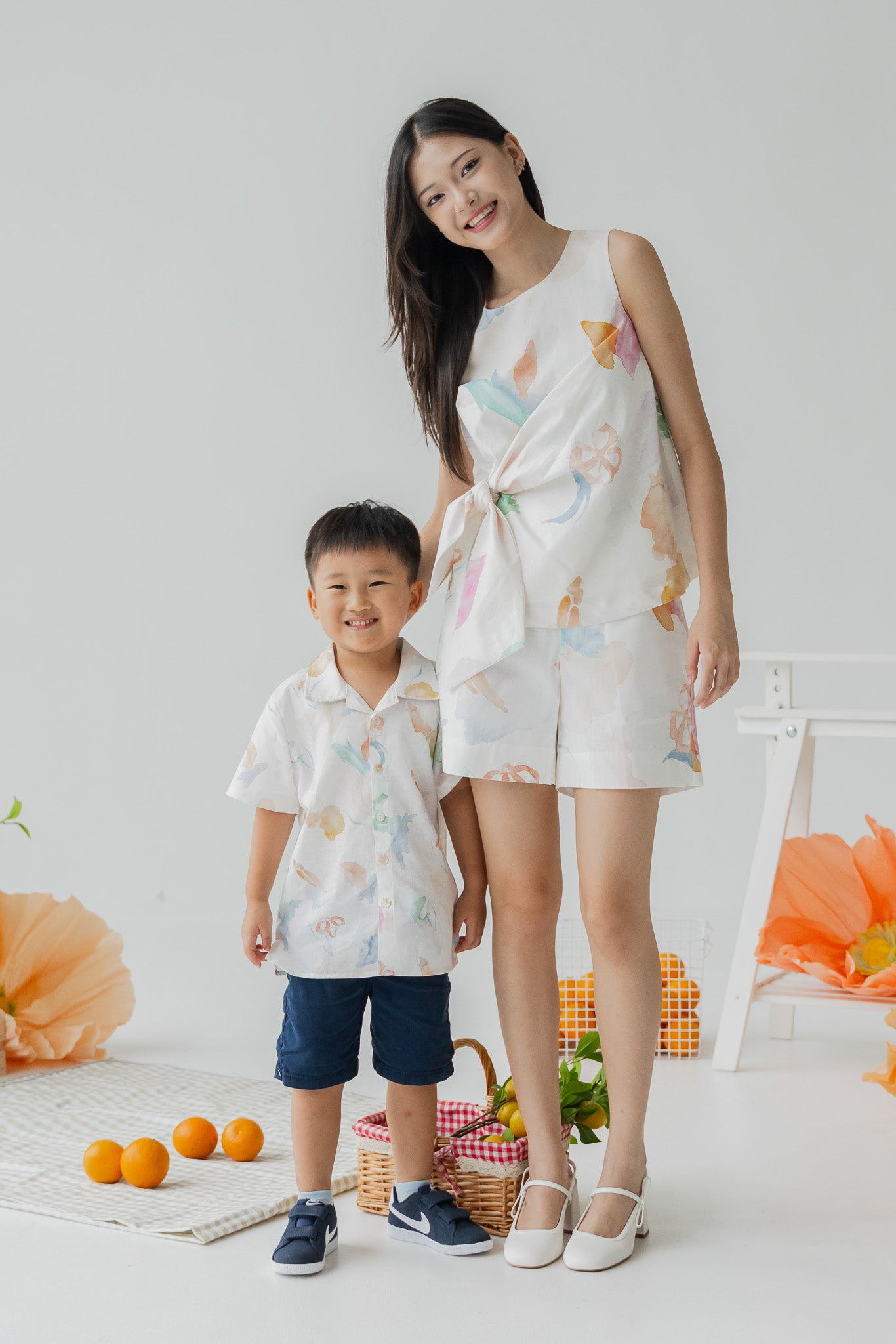 Garden of Eden Kid's Camp Collar Linen Shirt
