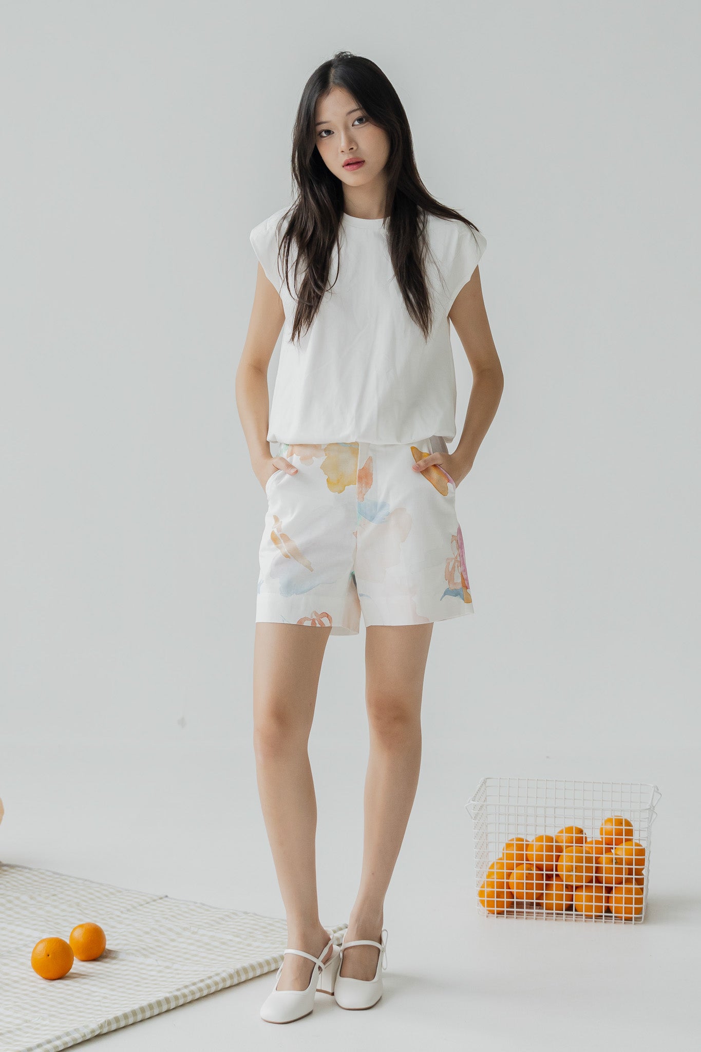 Garden of Eden Linen Shorts