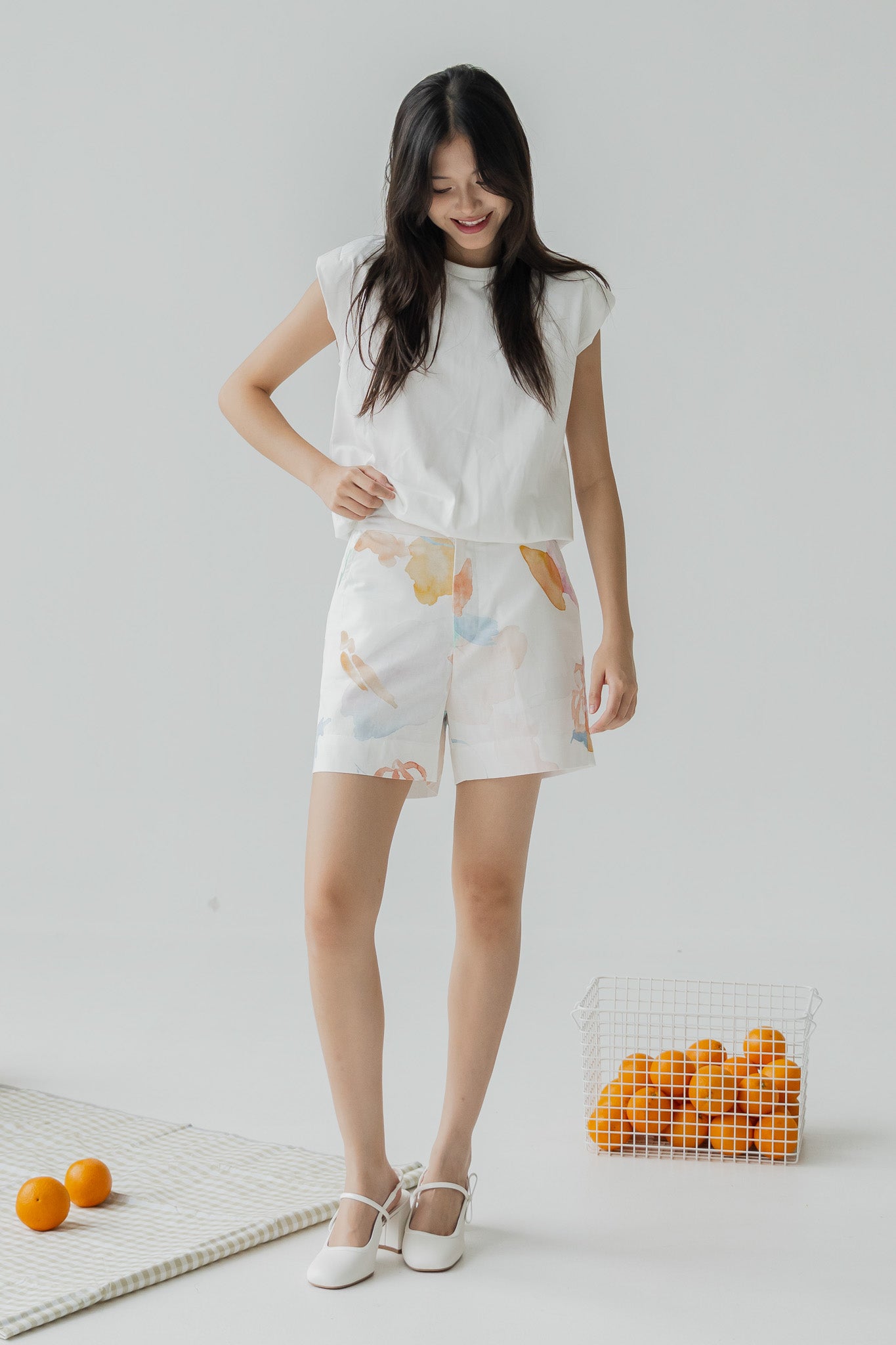 Garden of Eden Linen Shorts
