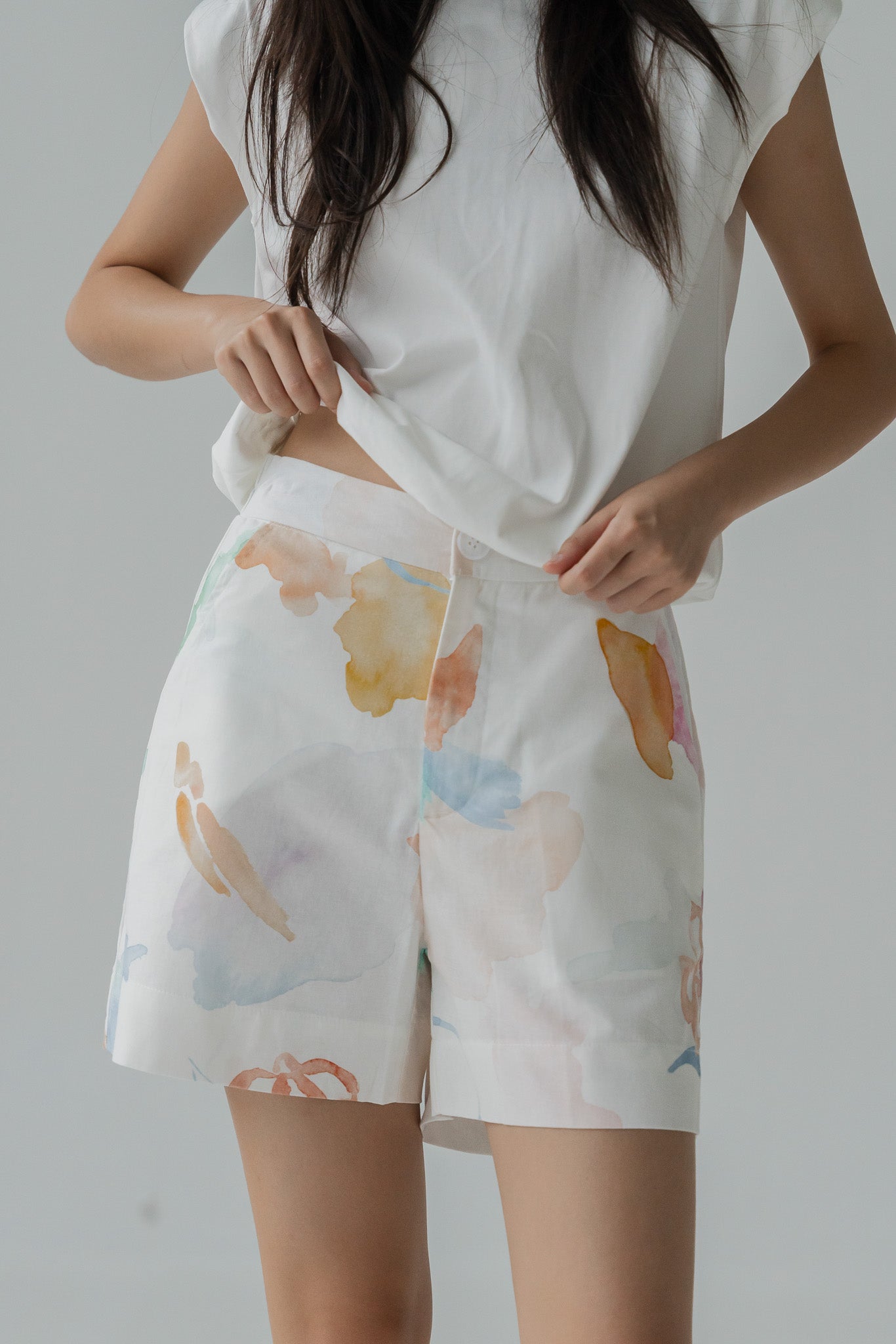 Garden of Eden Linen Shorts