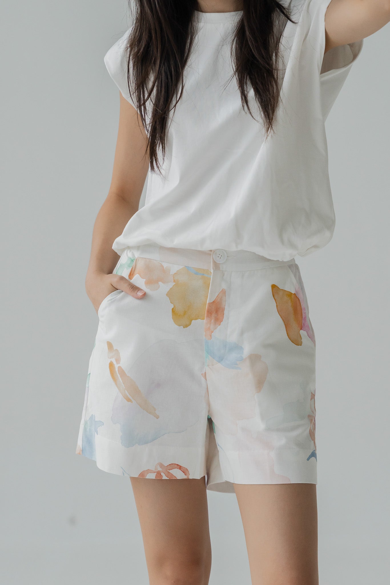 Garden of Eden Linen Shorts