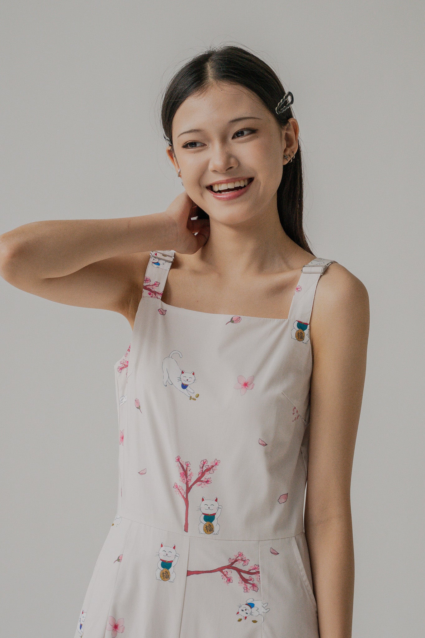 Fortune In Bloom Jumpsuit in Kinako