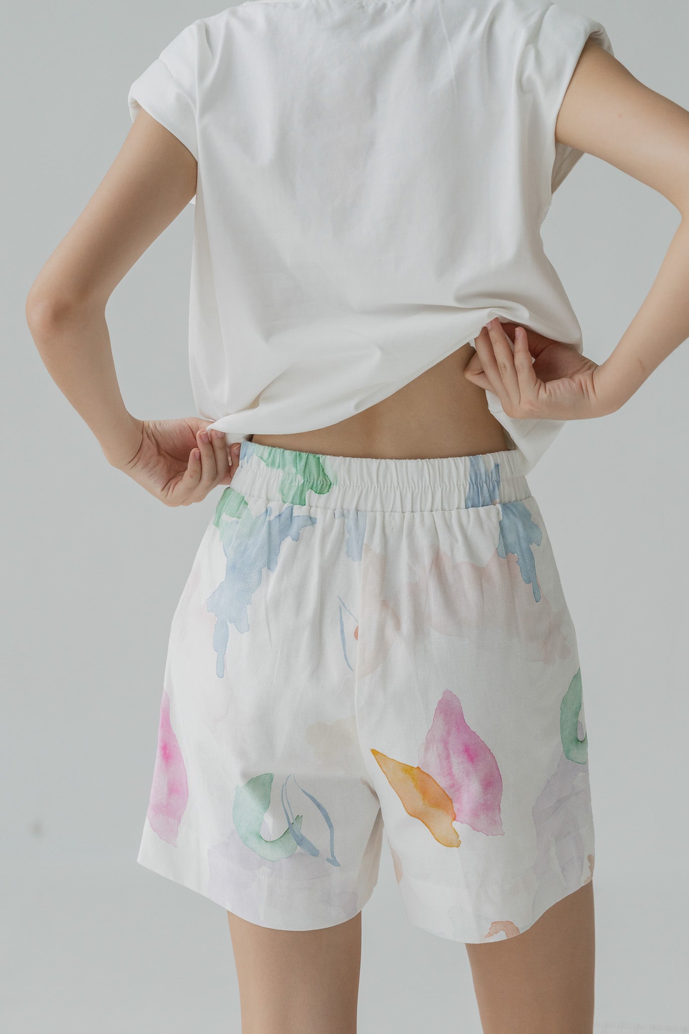 Garden of Eden Linen Shorts