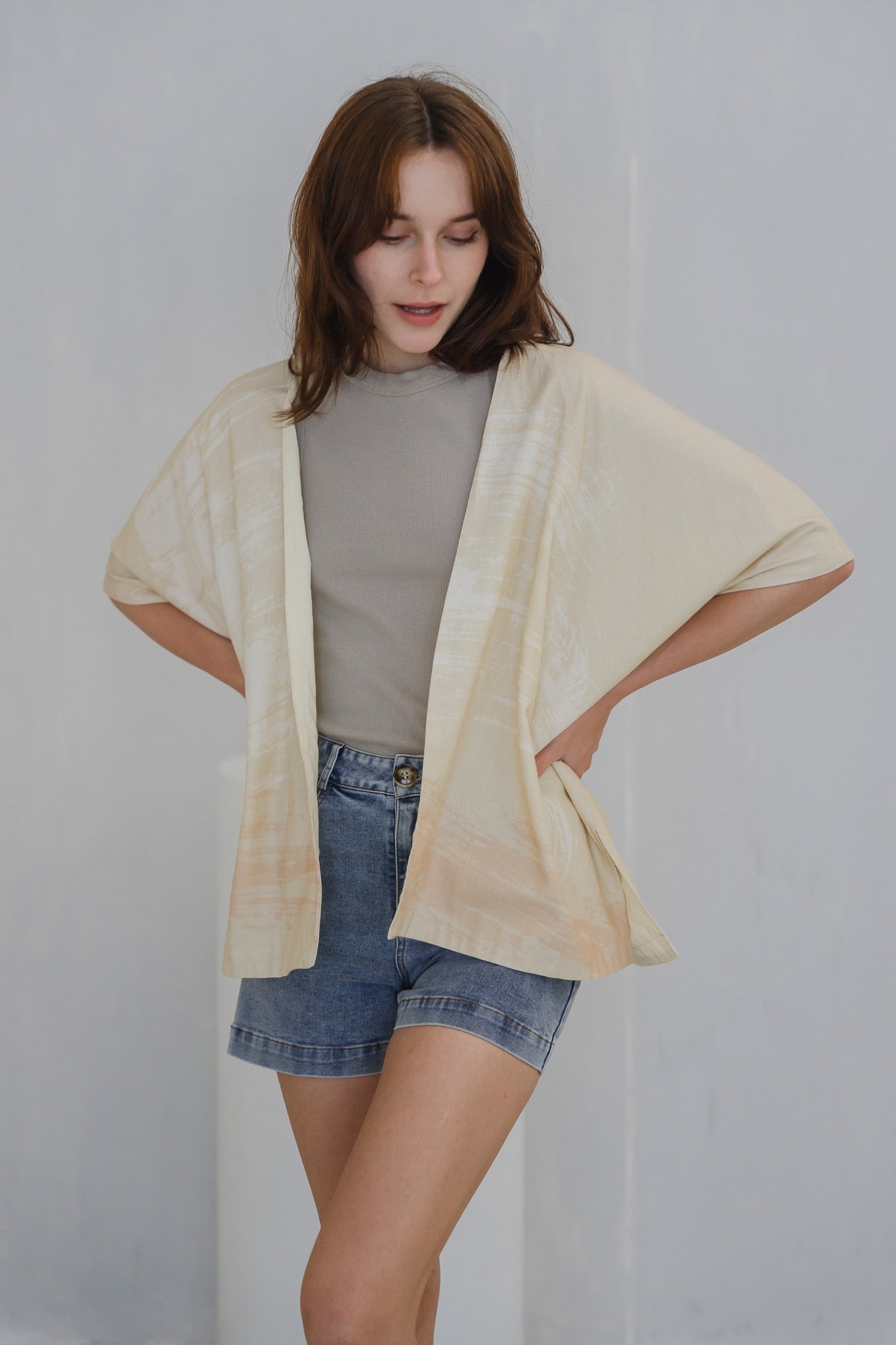 All In Good Time Linen Kimono in Bliss