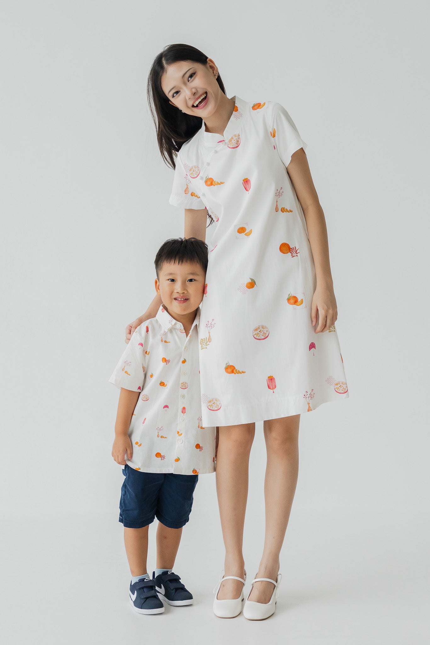 Sweet Savoury Spring Kid's Linen Shirt in Cloud