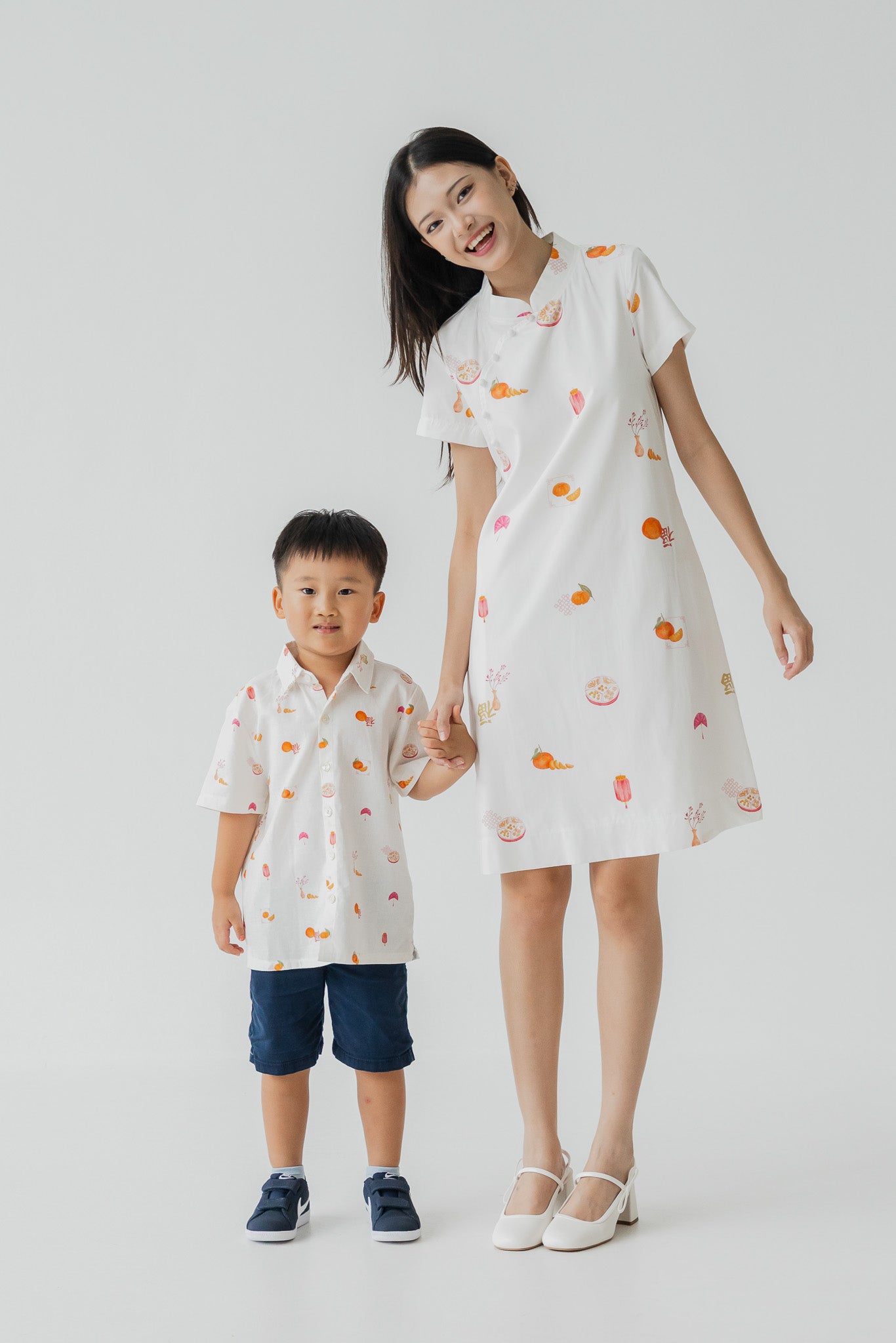 Sweet Savoury Spring Kid's Linen Shirt in Cloud