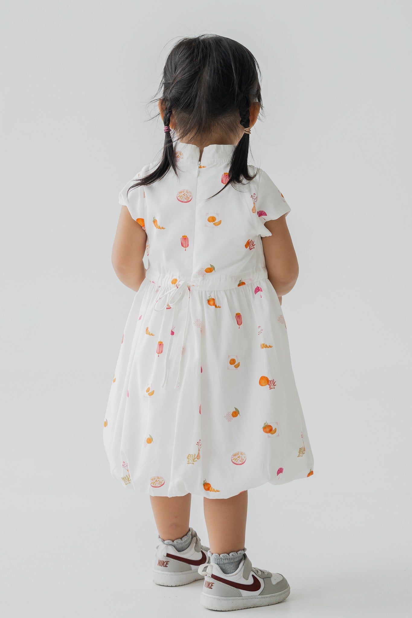 Sweet Savoury Spring Kid's Dress in Cloud