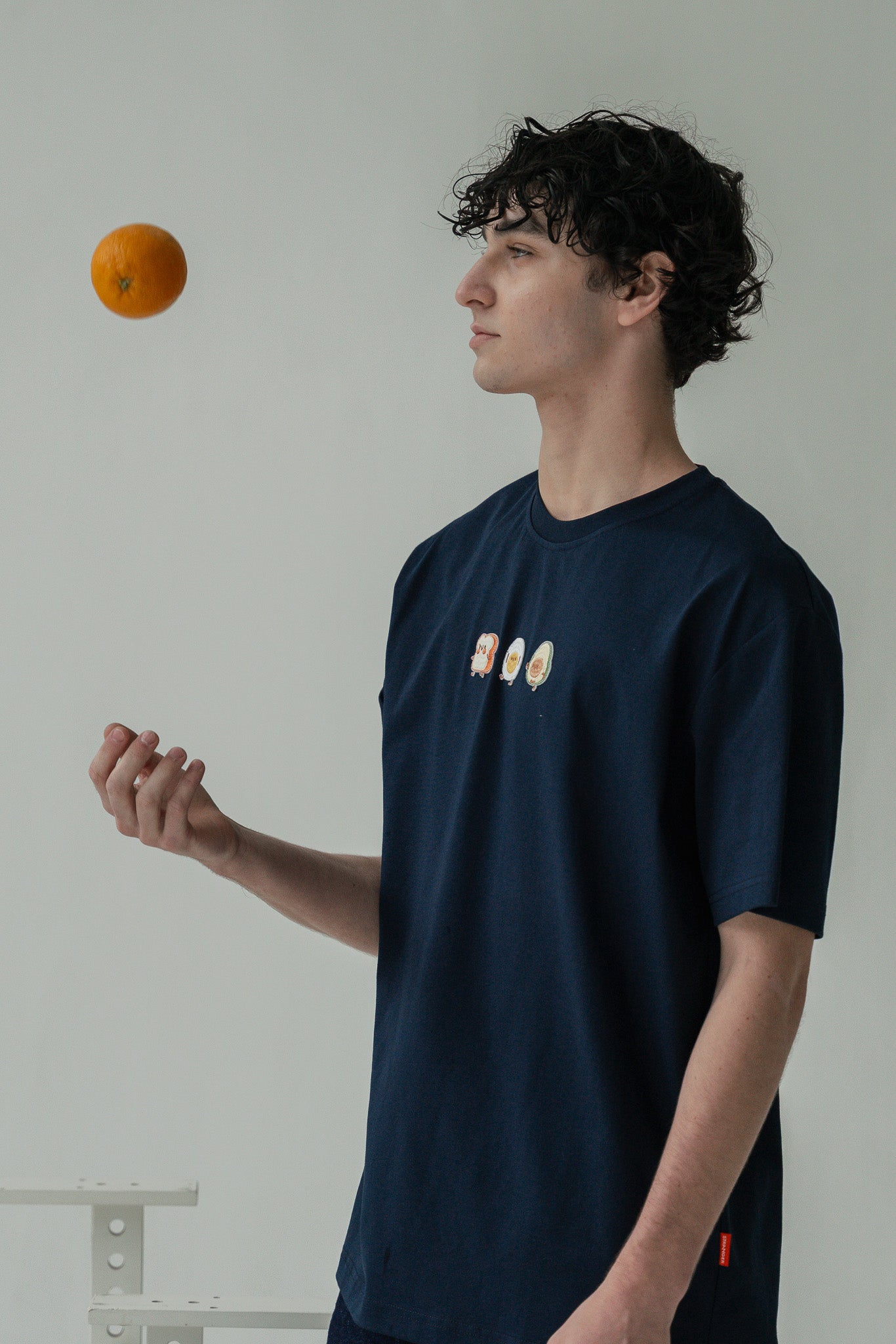 Breakfast Club Men's Tee in Navy
