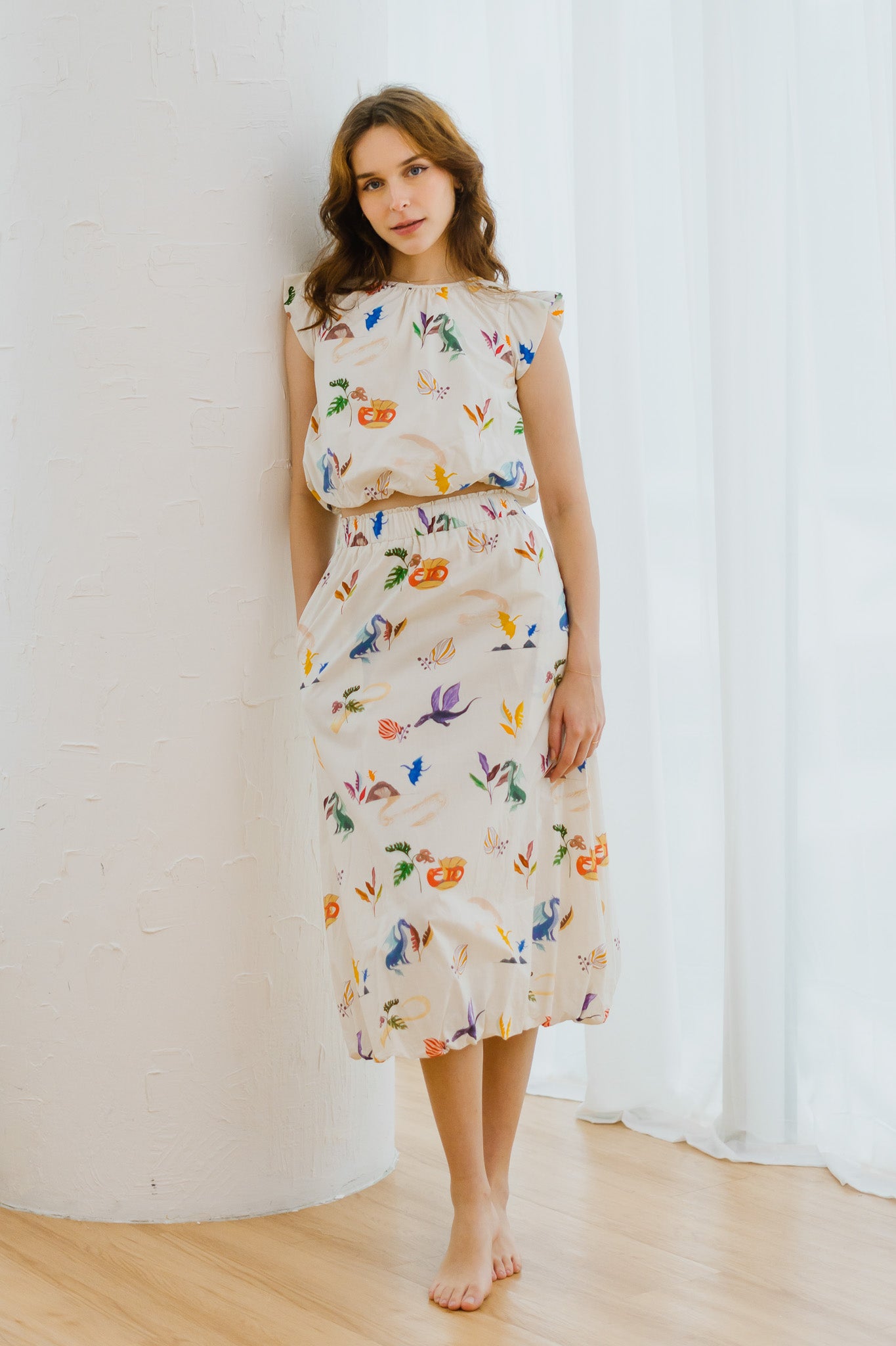 Legend Has It Bubble Hem Skirt in Earth