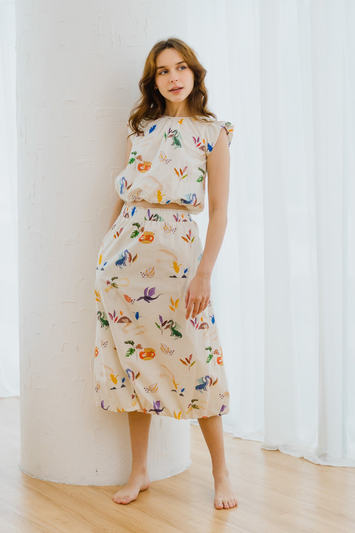 Legend Has It Bubble Hem Skirt in Earth