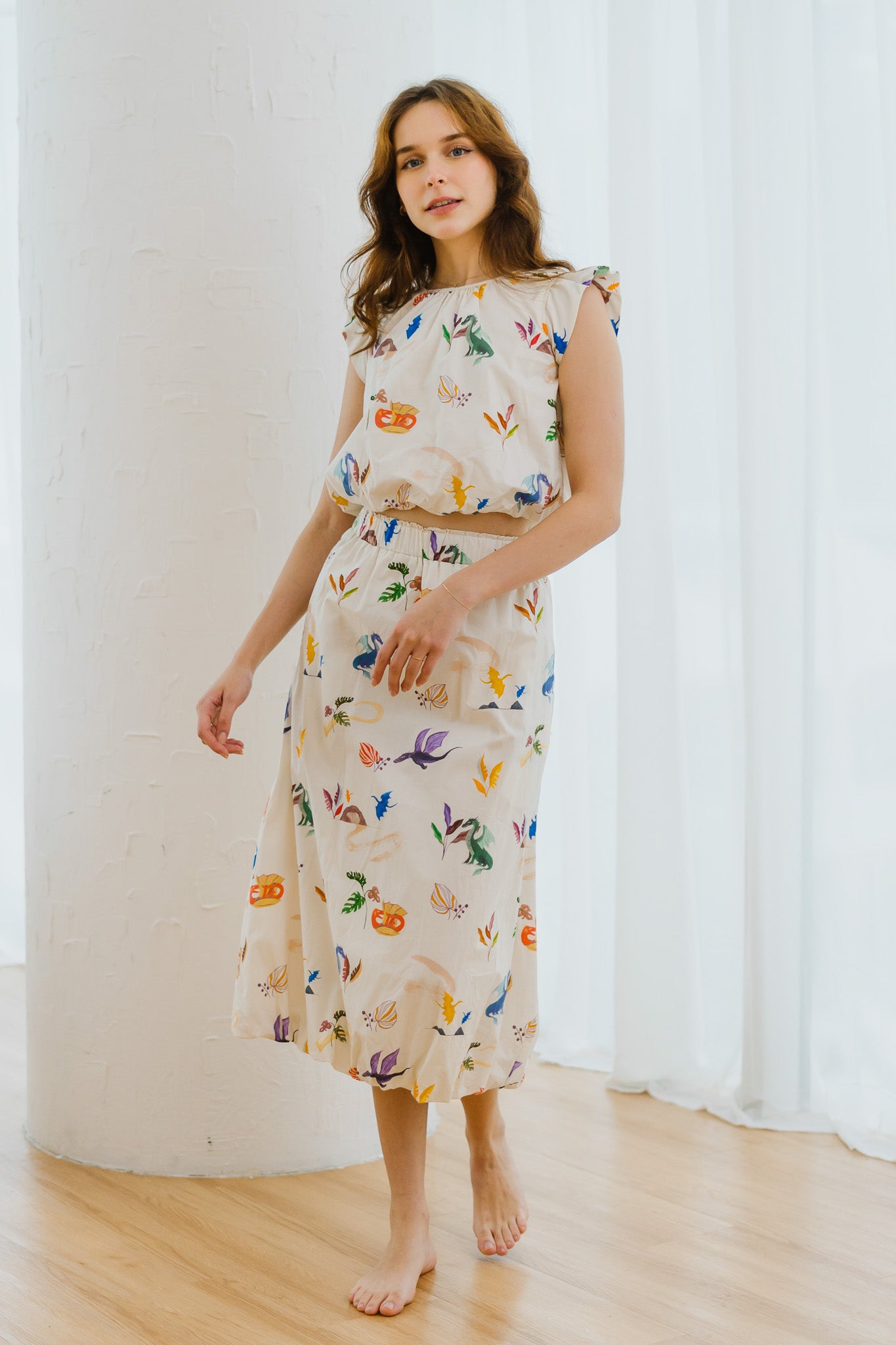 Legend Has It Bubble Hem Skirt in Earth