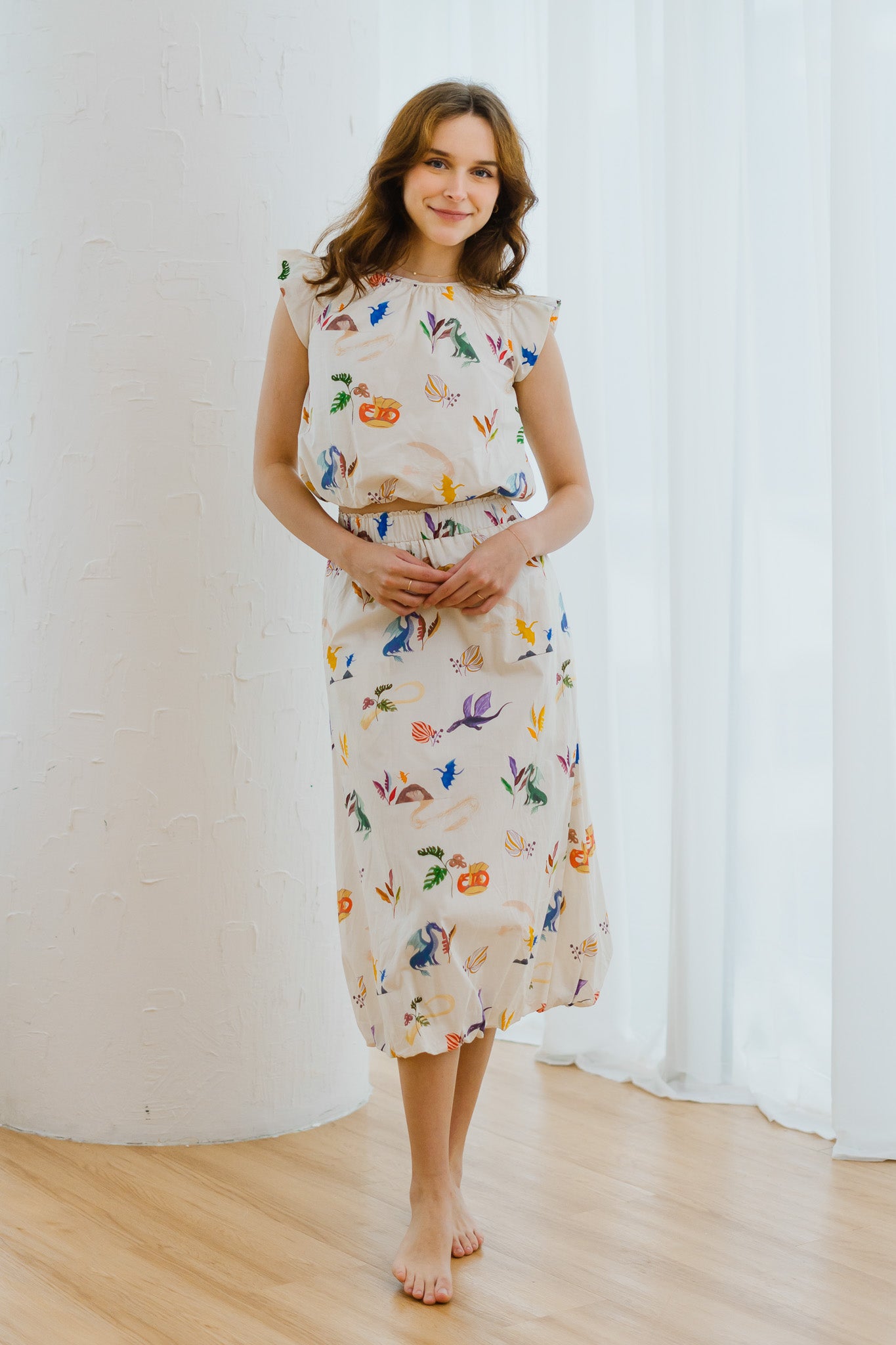 Legend Has It Bubble Hem Skirt in Earth