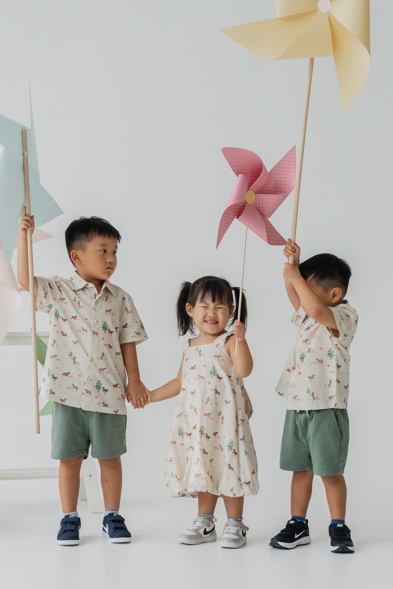 Fields of Gold Kid's Bubble Dress in Harvest